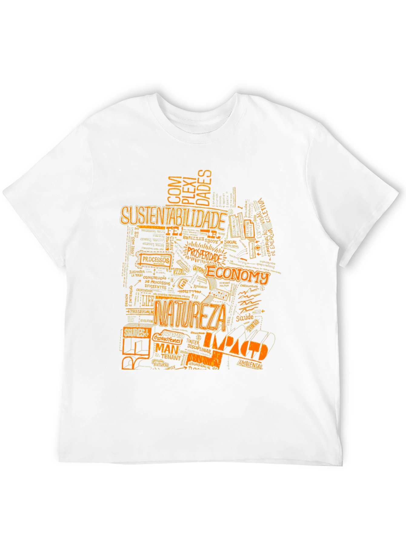 Sustainability Word Art Graphic Tee