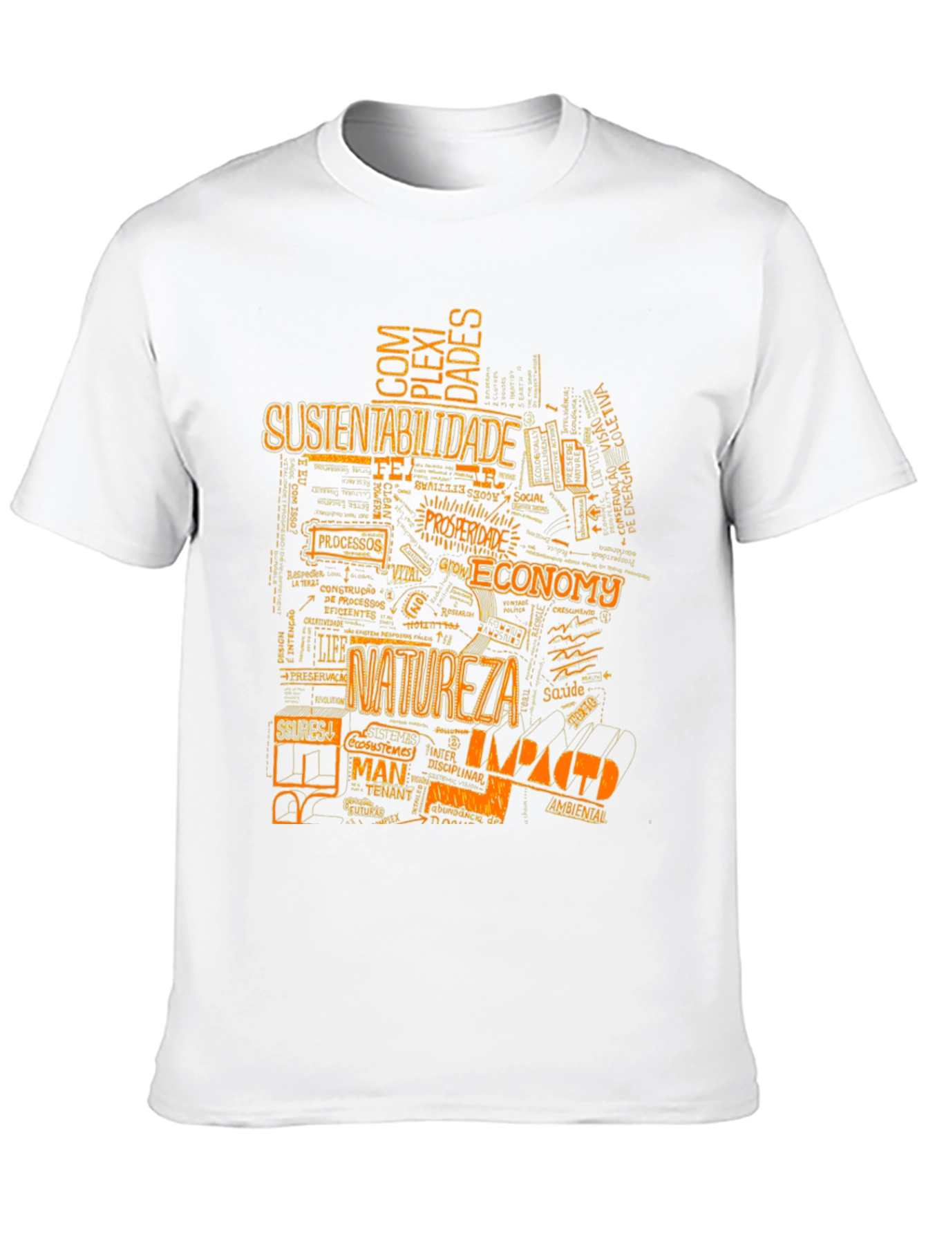 Sustainability Word Art Graphic Tee