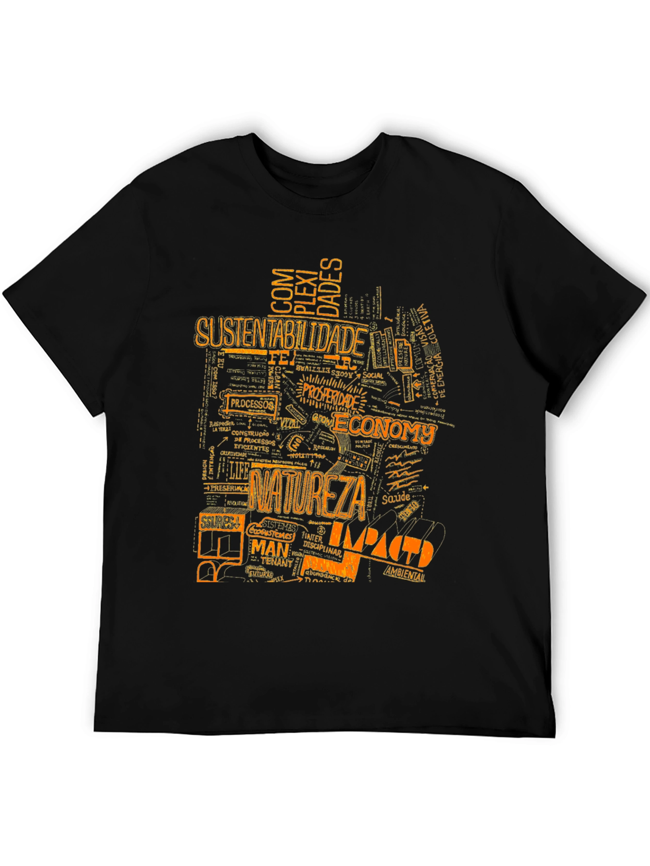Sustainability Word Art Graphic Tee