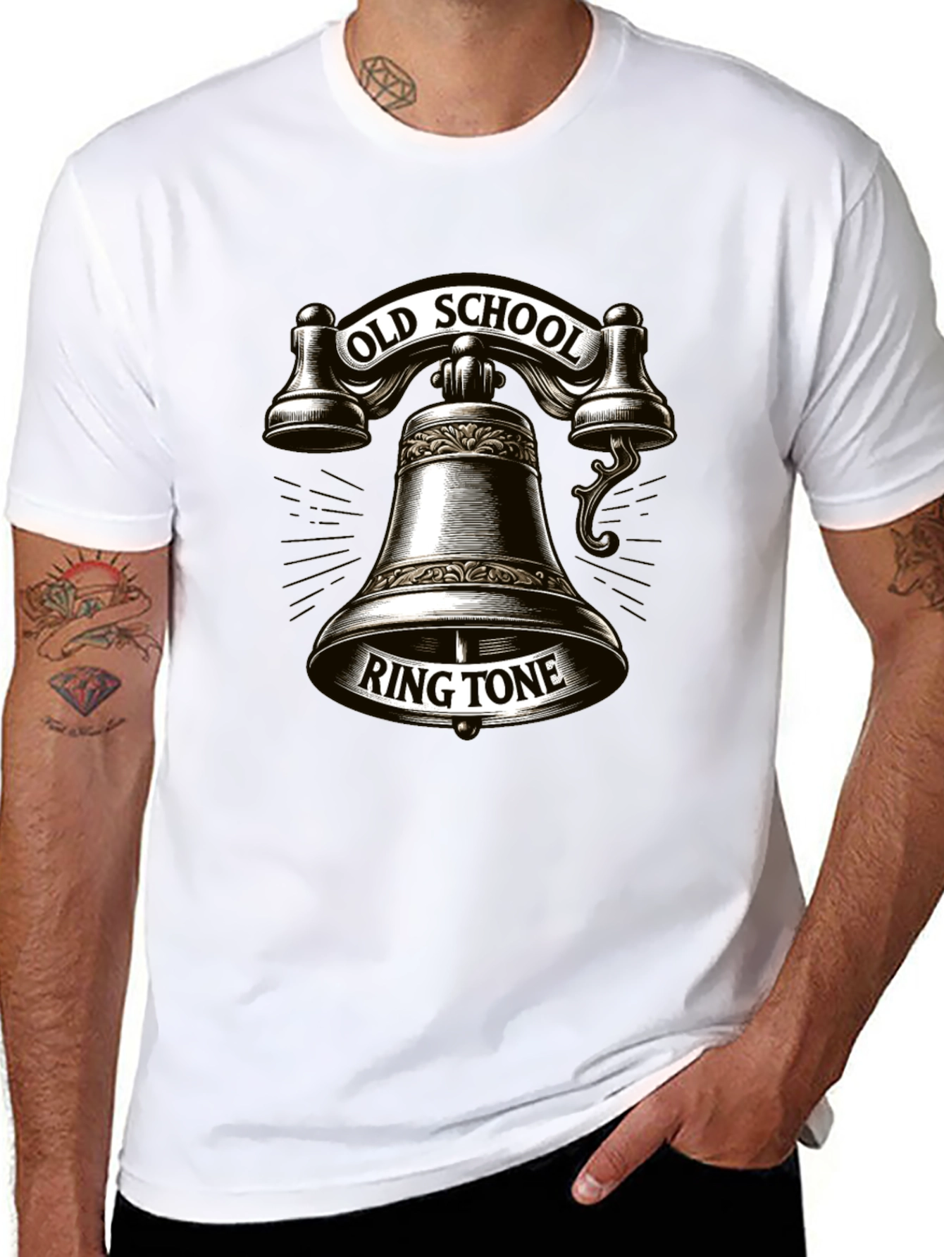 Old School Ringtone Graphic Tee