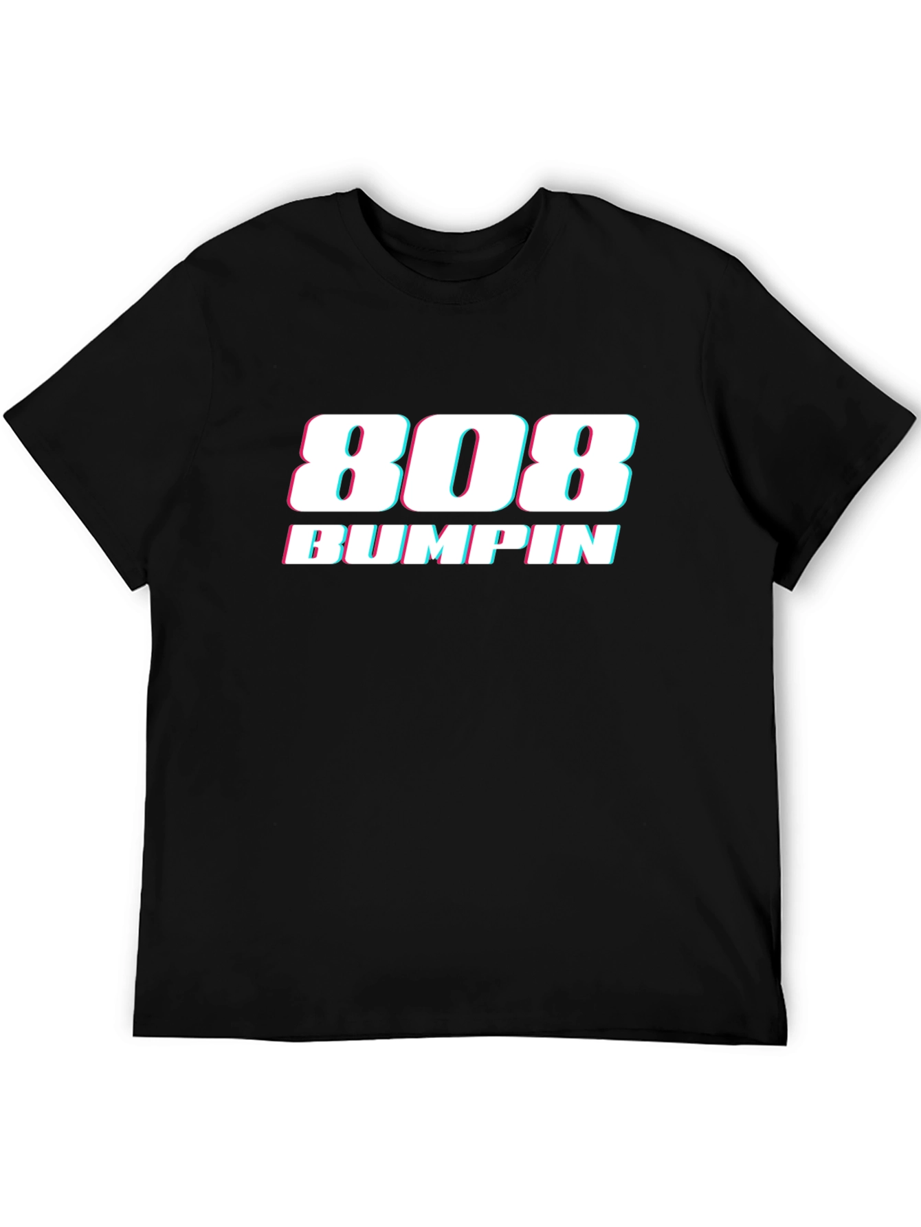808 Bumpin Graphic Black T-Shirt