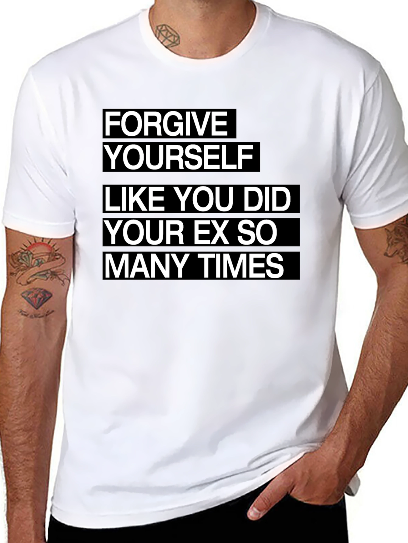 Forgive Yourself Funny Graphic Tee
