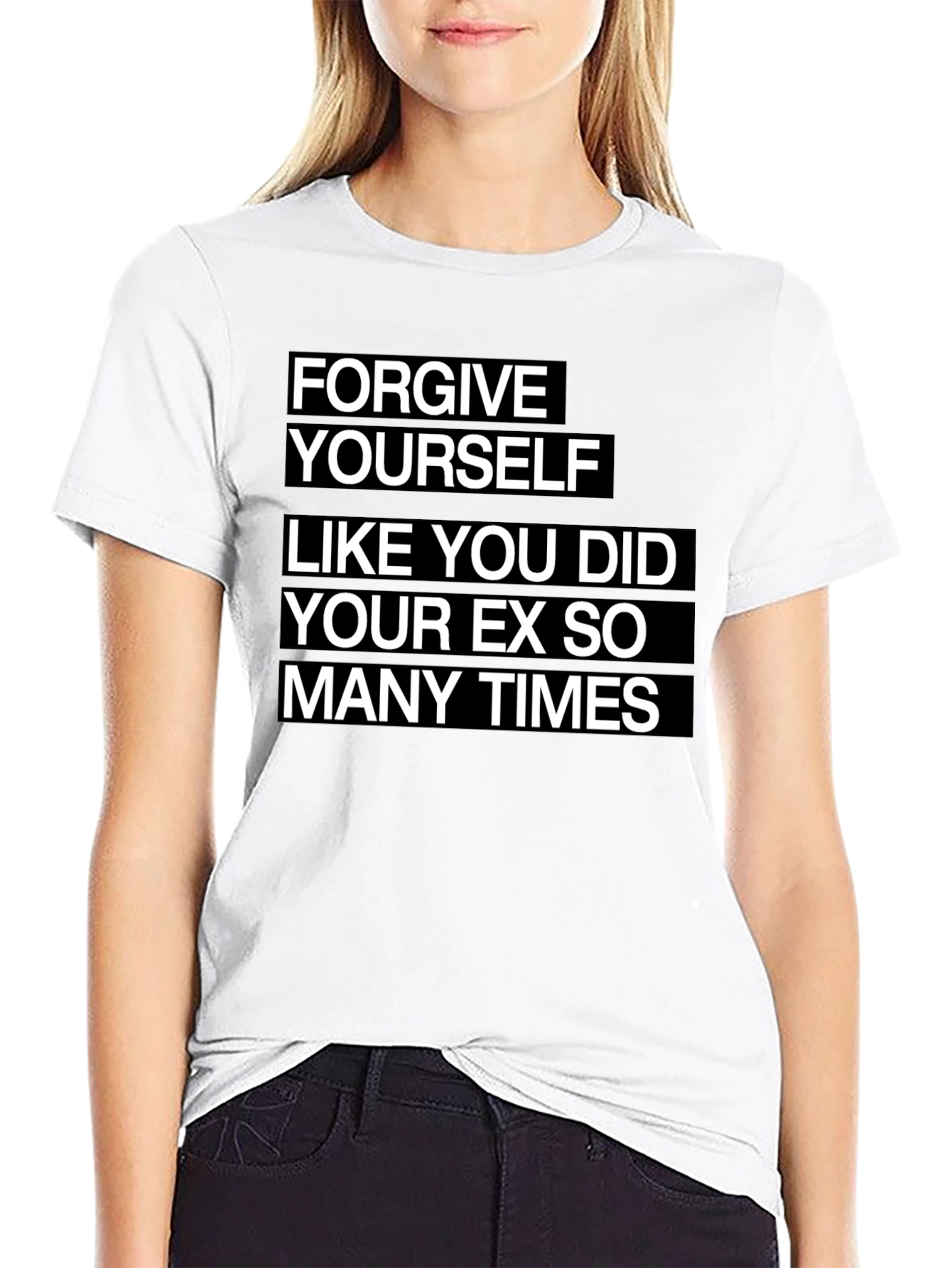 Forgive Yourself Funny Graphic Tee