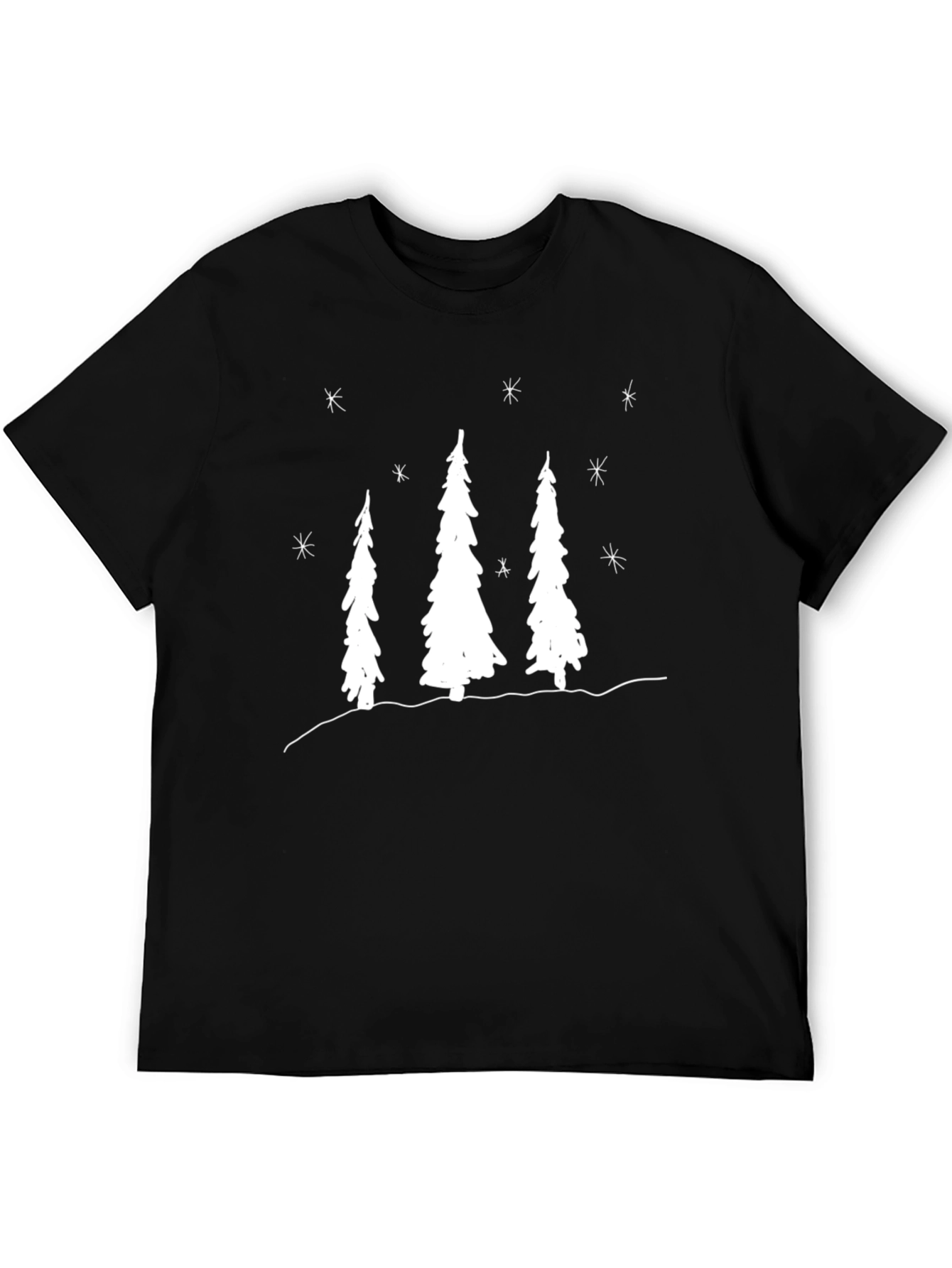 Winter Scene Crew Neck T-Shirt