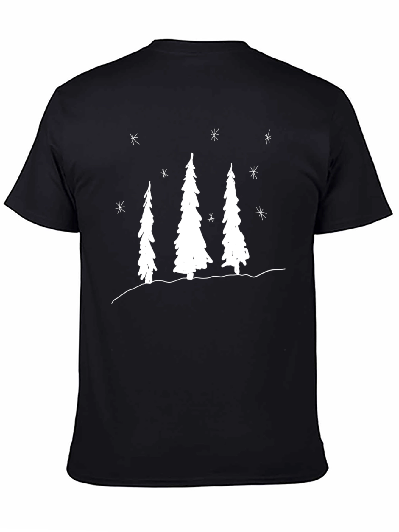 Winter Scene Crew Neck T-Shirt