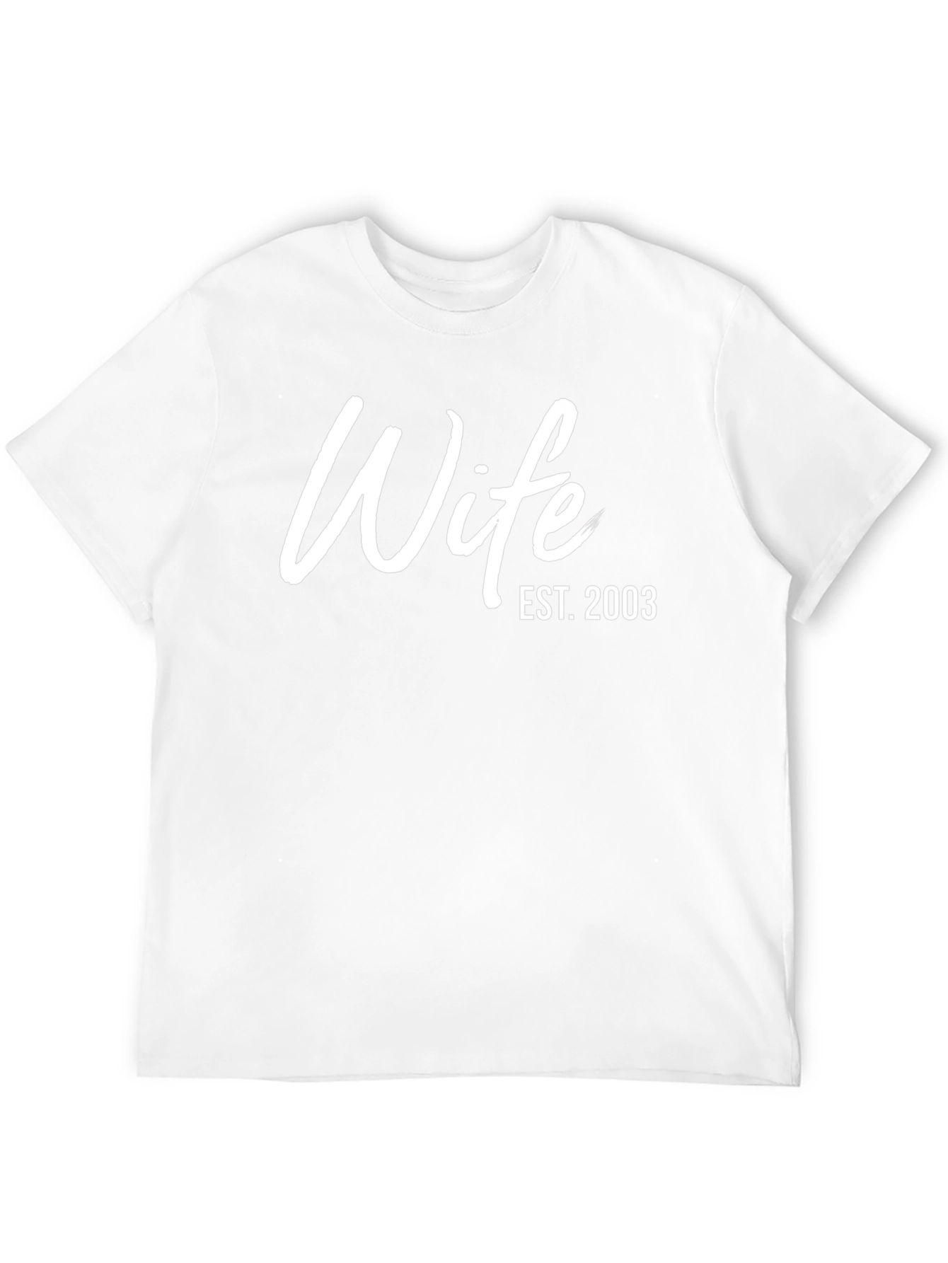 Wife Est. 2003 Black T-Shirt
