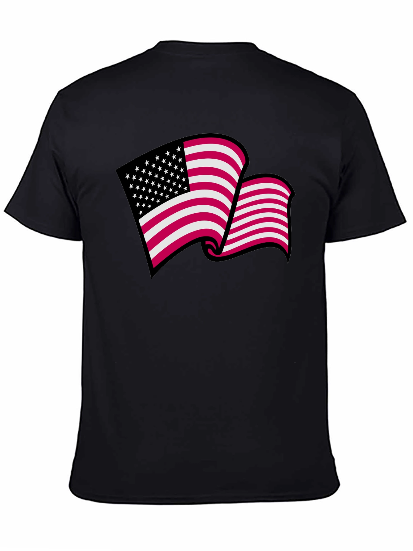 American Flag Graphic T-Shirt