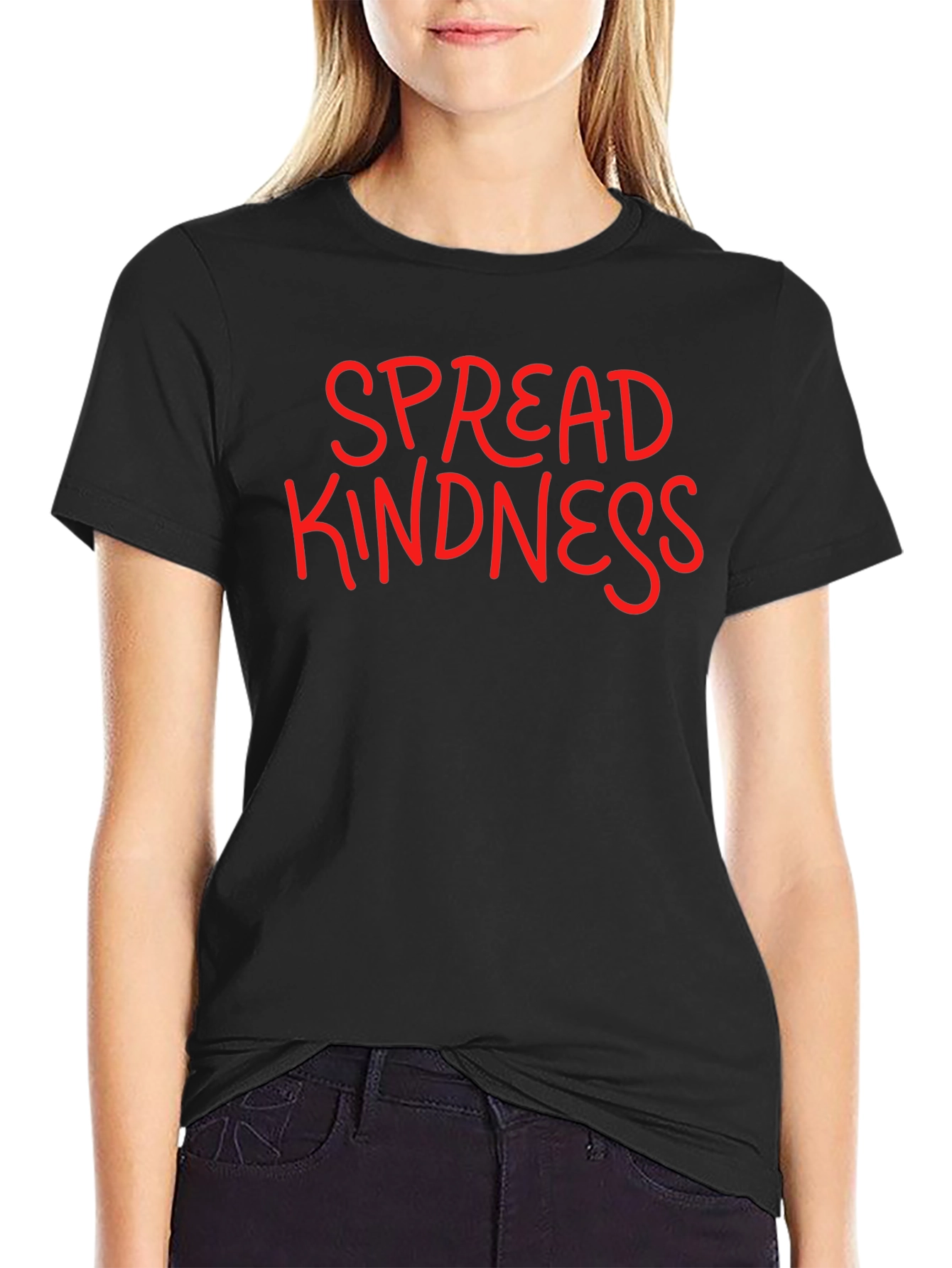 Spread Kindness Black T-Shirt