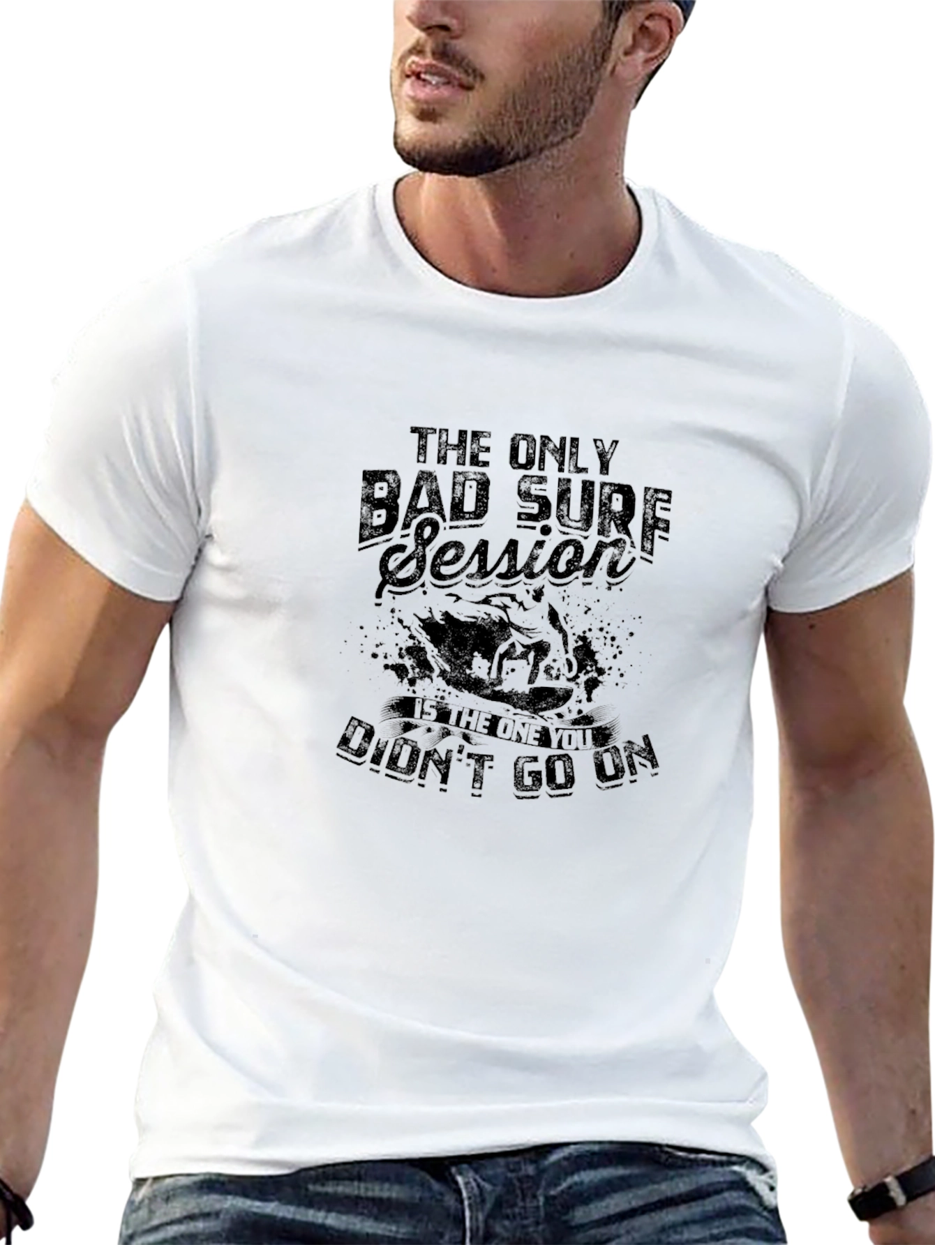 Bad Surf Session Black T-Shirt