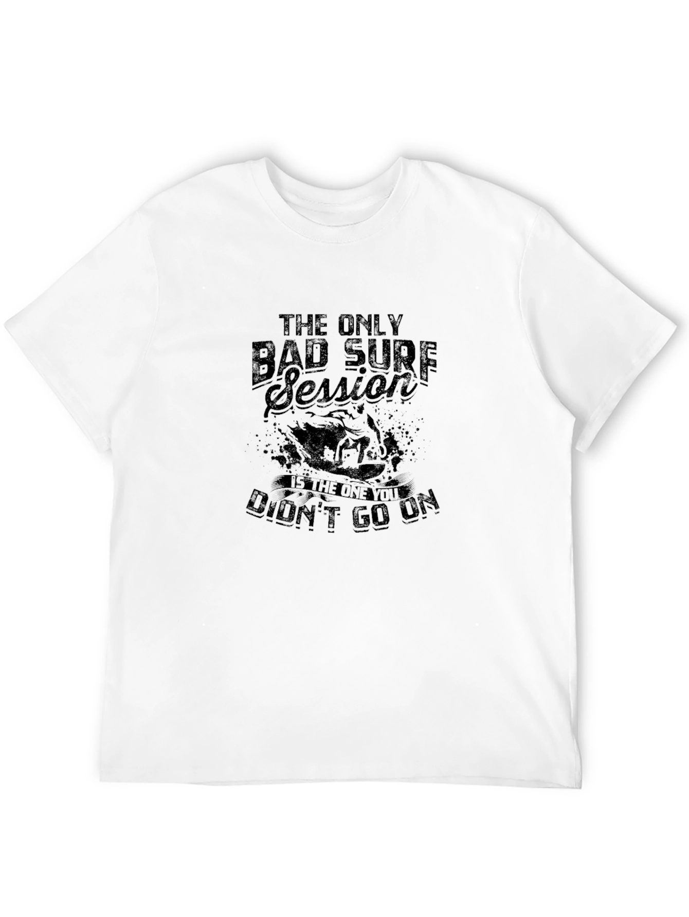 Bad Surf Session Black T-Shirt