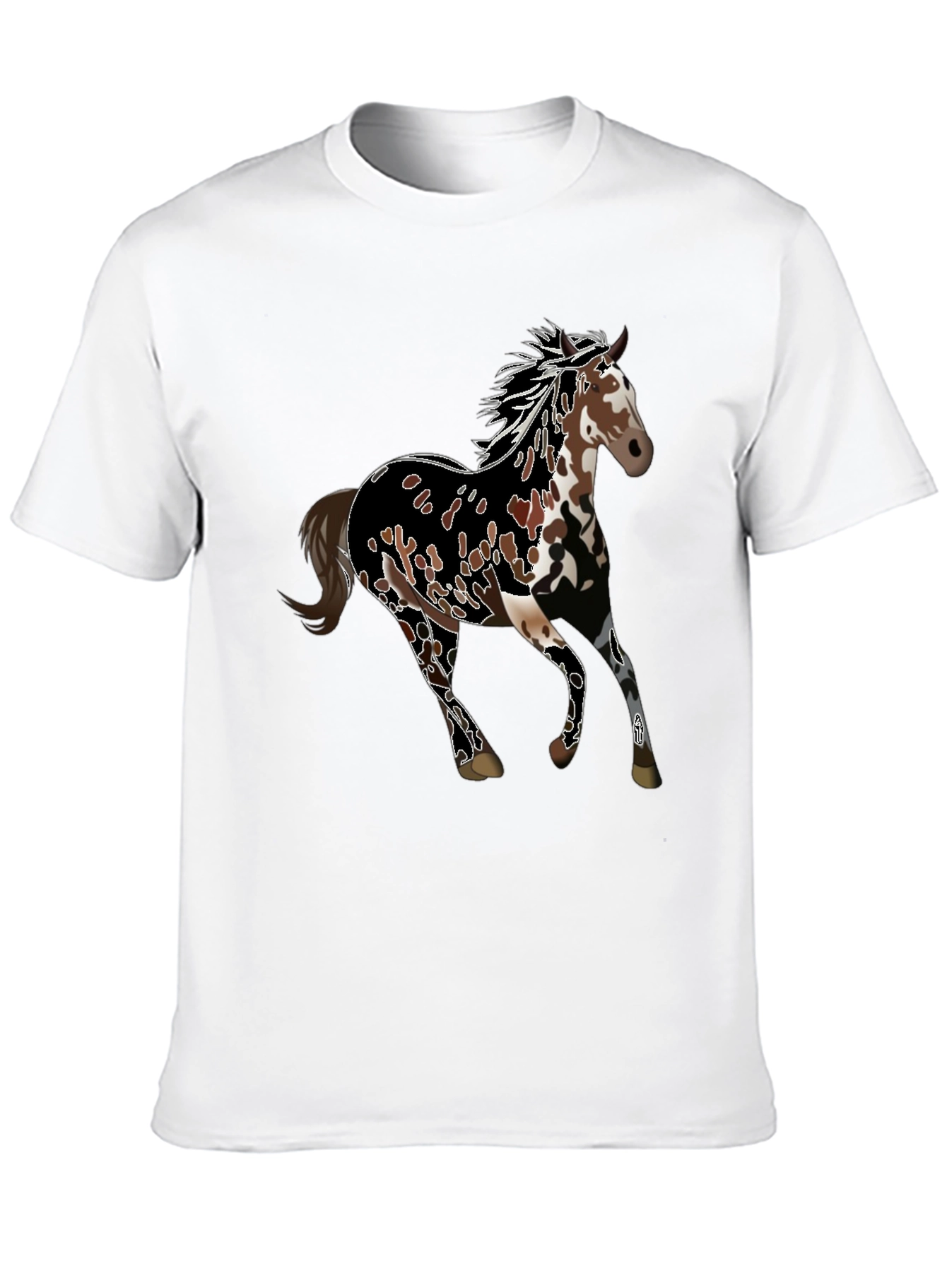 Horse Graphic Tee - Black Unisex T-Shirt