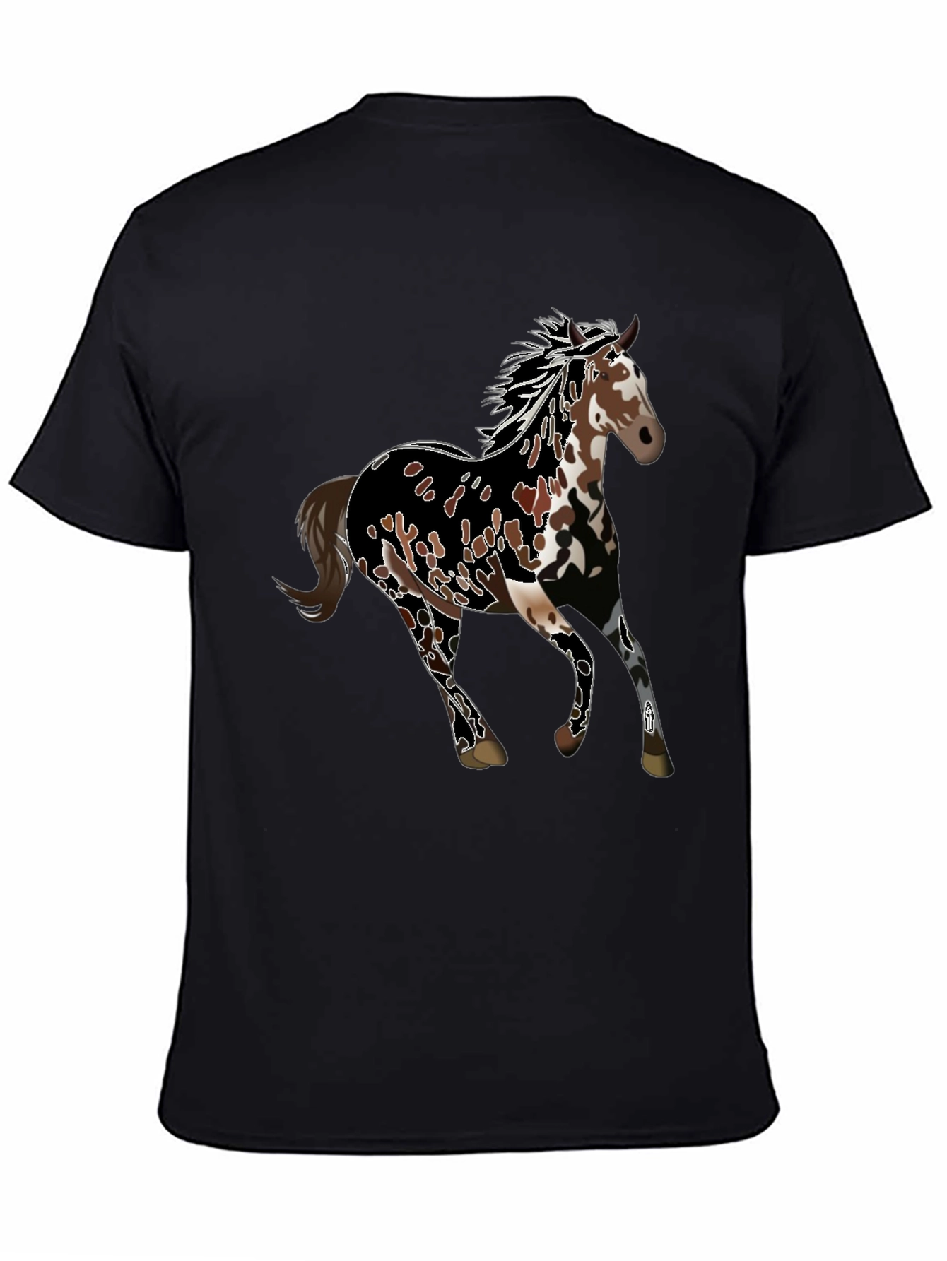 Horse Graphic Tee - Black Unisex T-Shirt