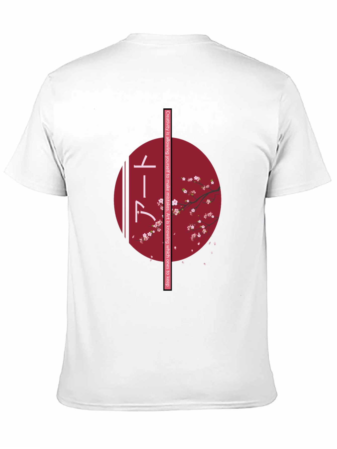 Japanese Art Cherry Blossom Graphic Tee