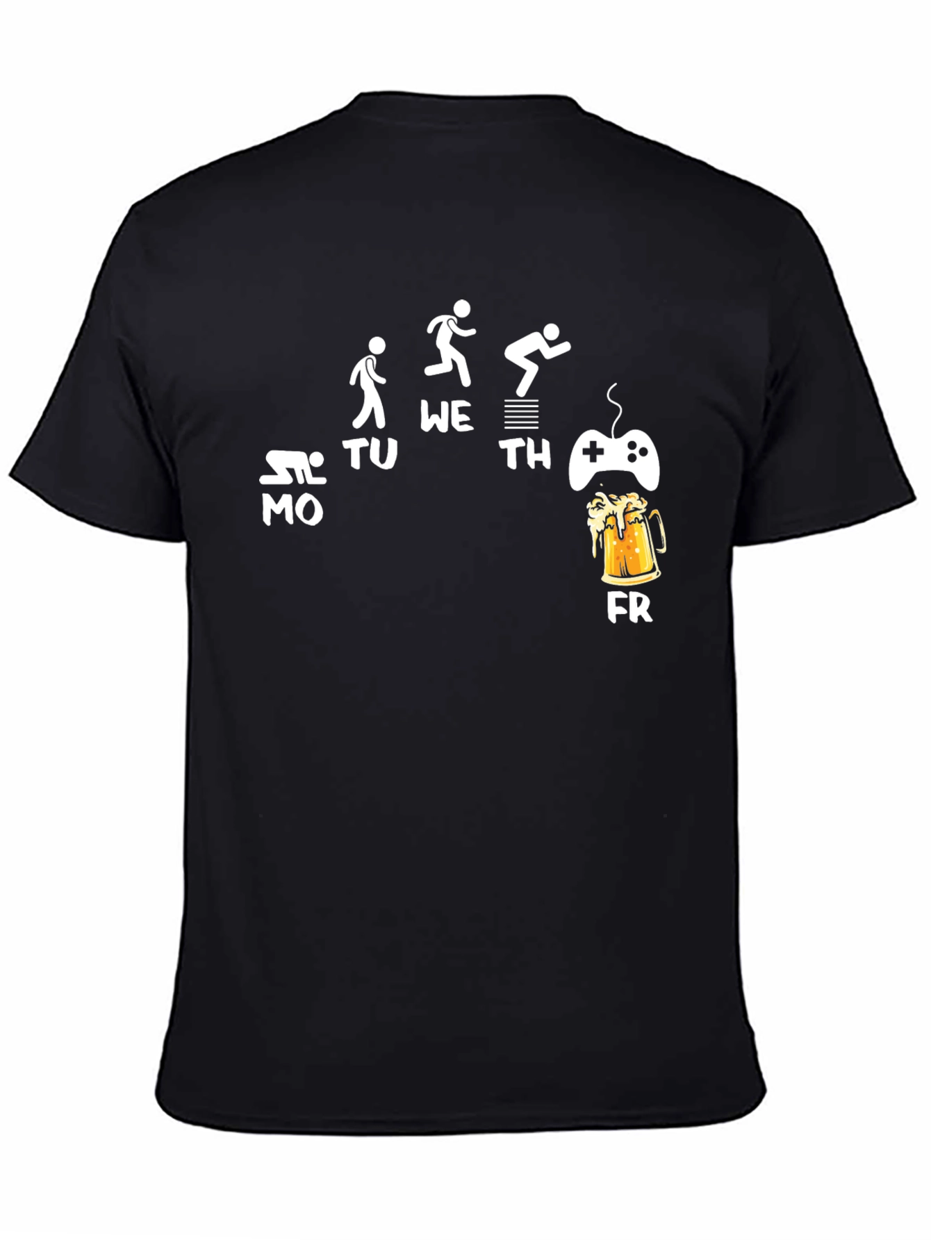 Work Week Funny Graphic Mens T-Shirt