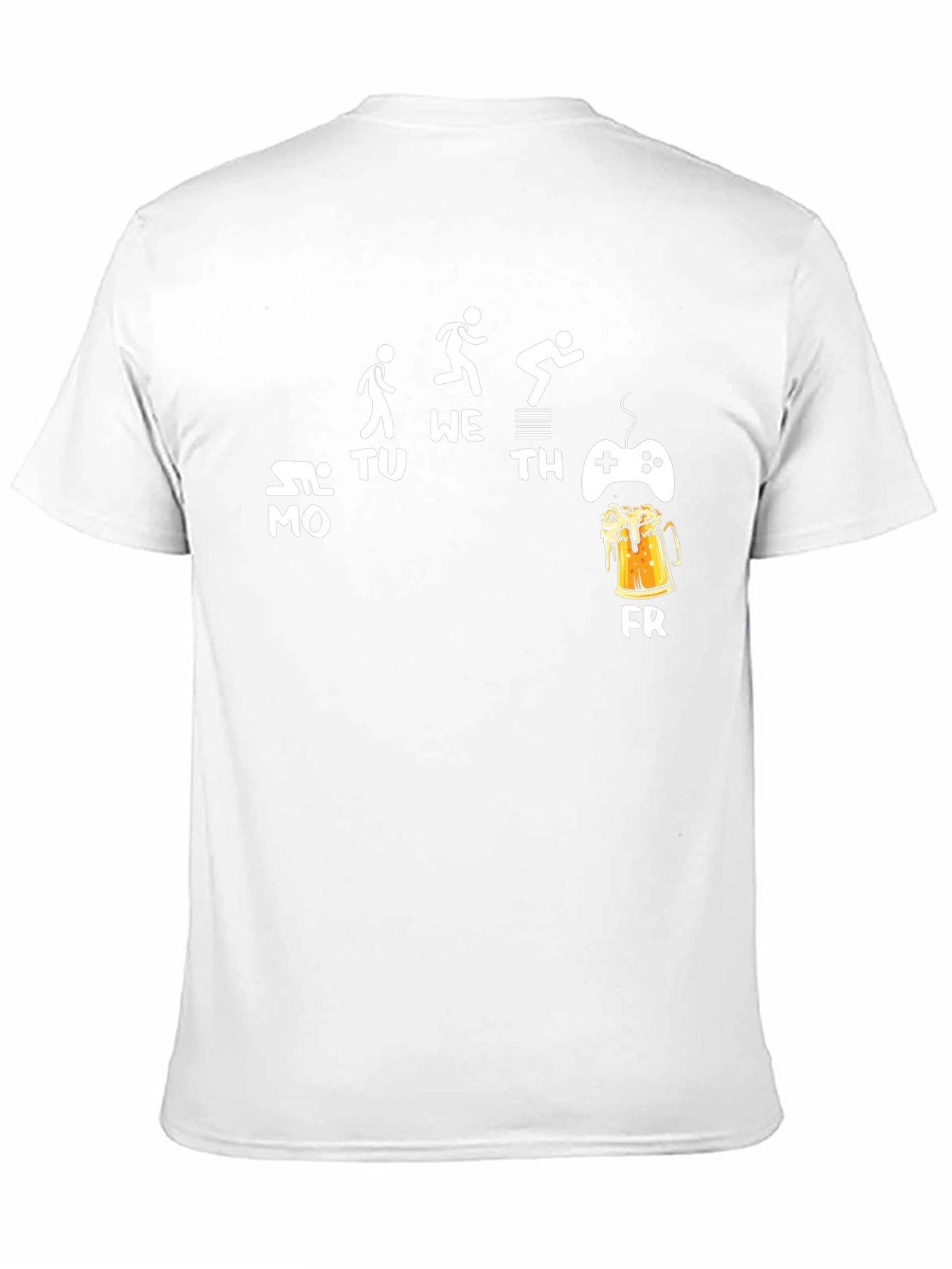 Work Week Funny Graphic Mens T-Shirt