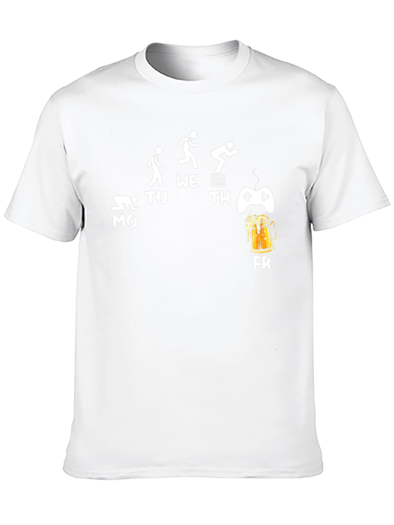 Work Week Funny Graphic Mens T-Shirt