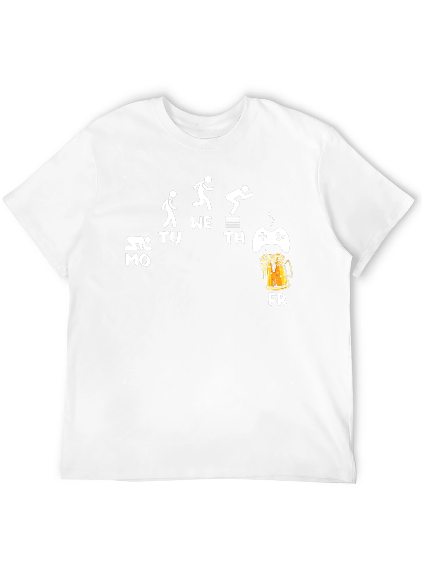 Work Week Funny Graphic Mens T-Shirt