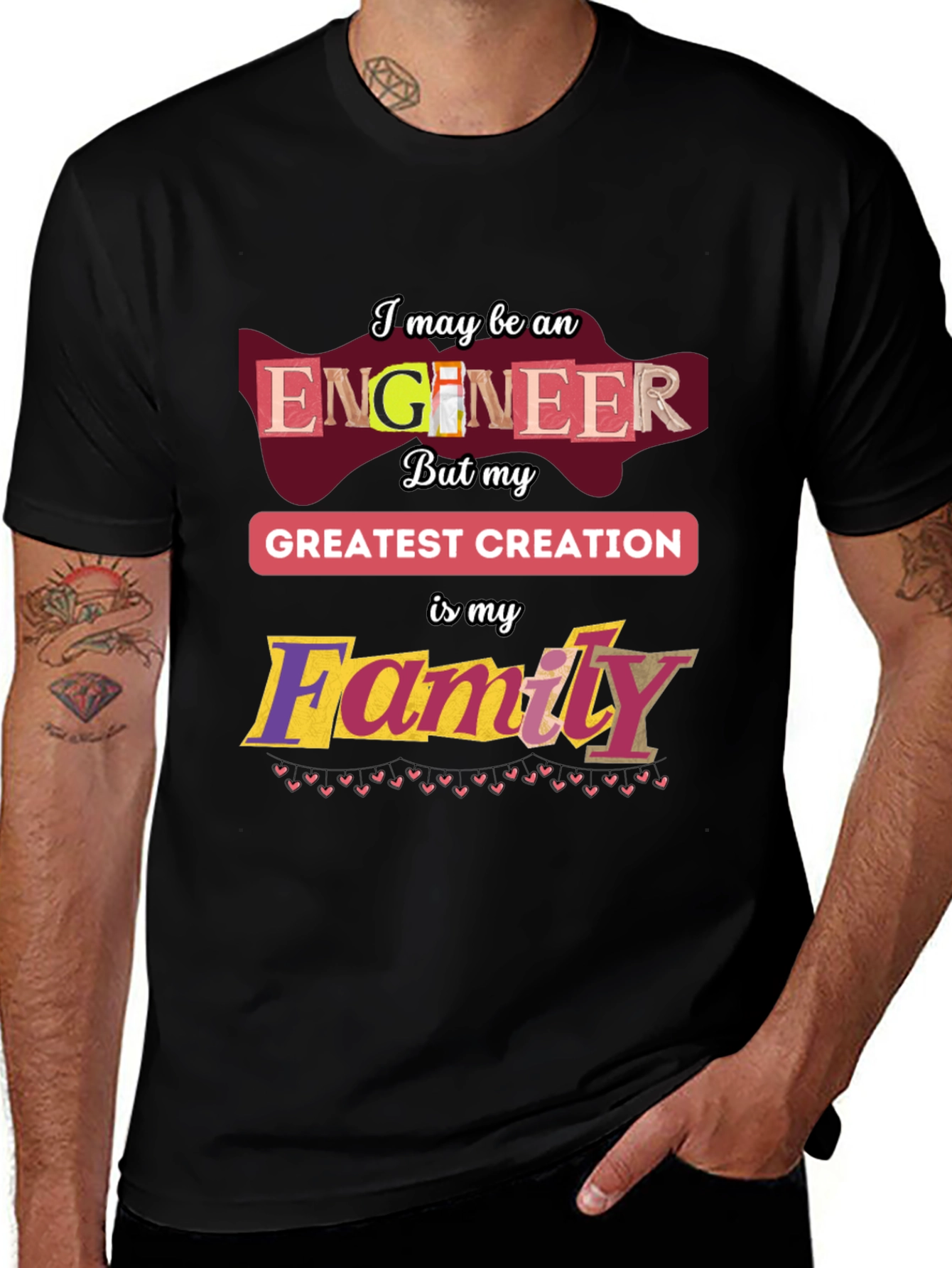 Engineer Family T-Shirt - Greatest Creation