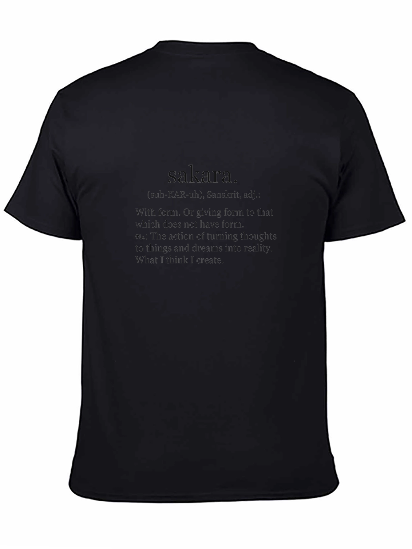 Sakara Definition Graphic Tee - Black T-Shirt