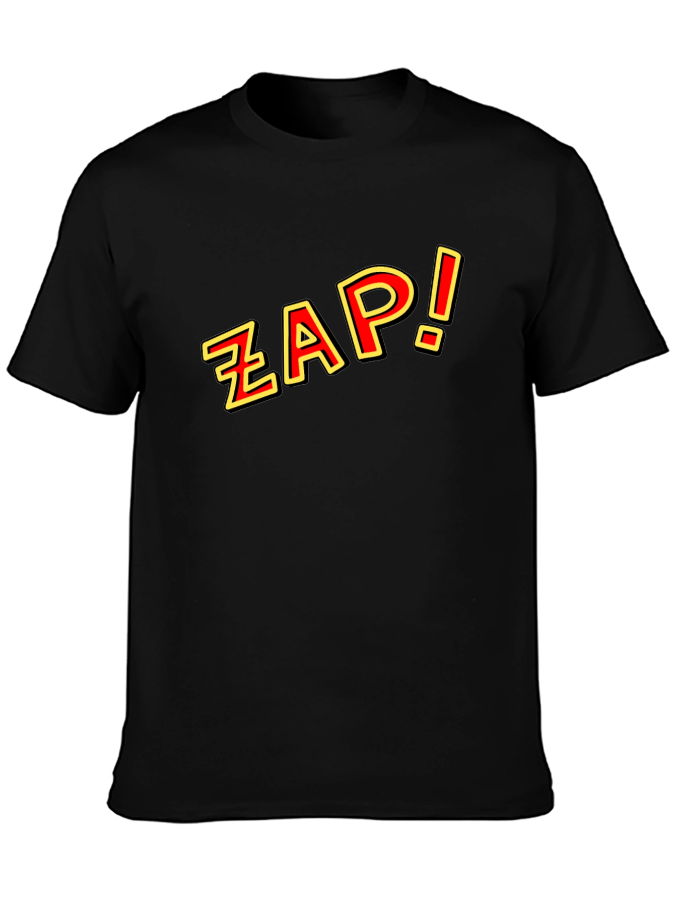 ZAP! Graphic Print Crew Neck Tee