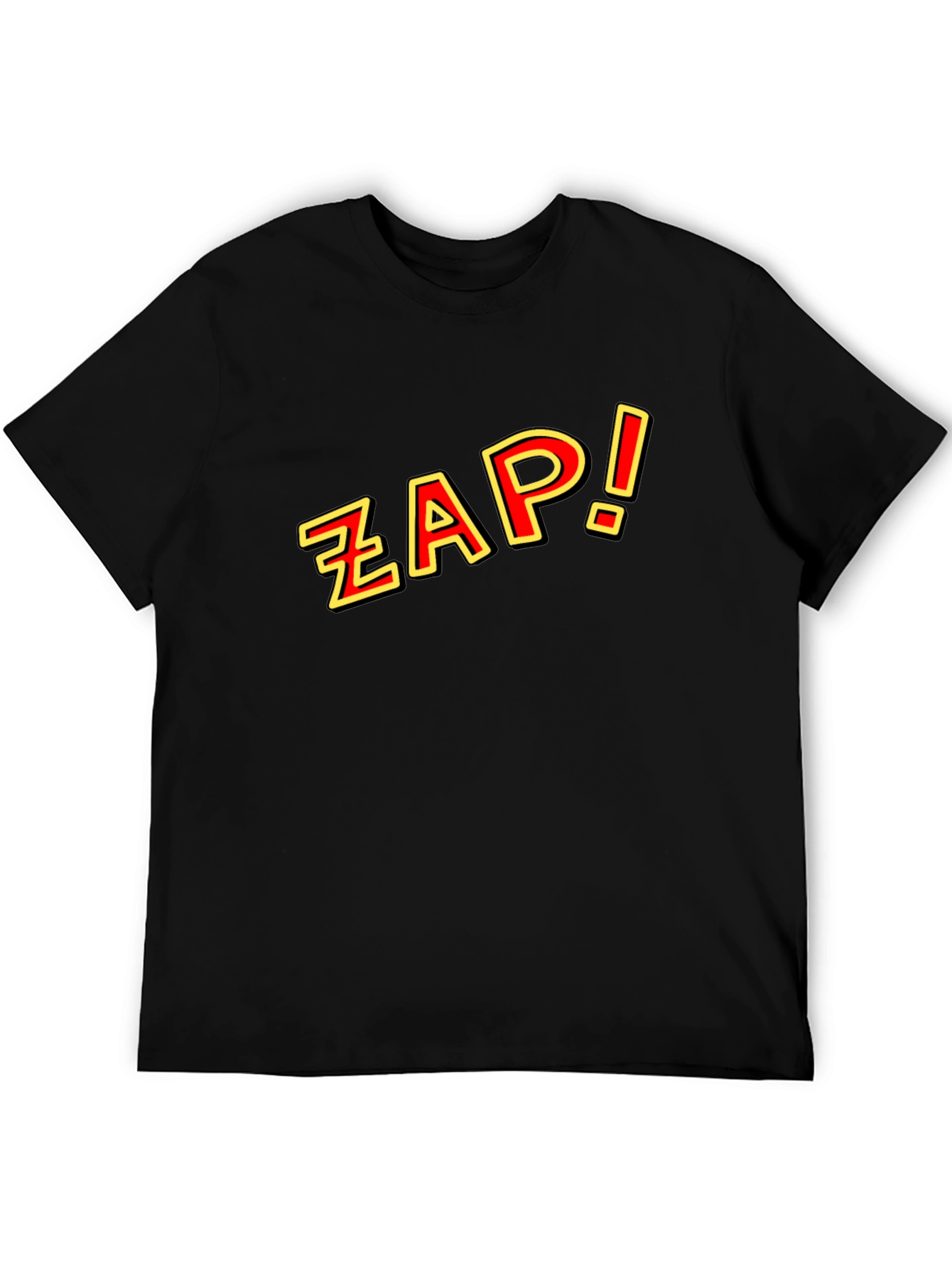 ZAP! Graphic Print Crew Neck Tee