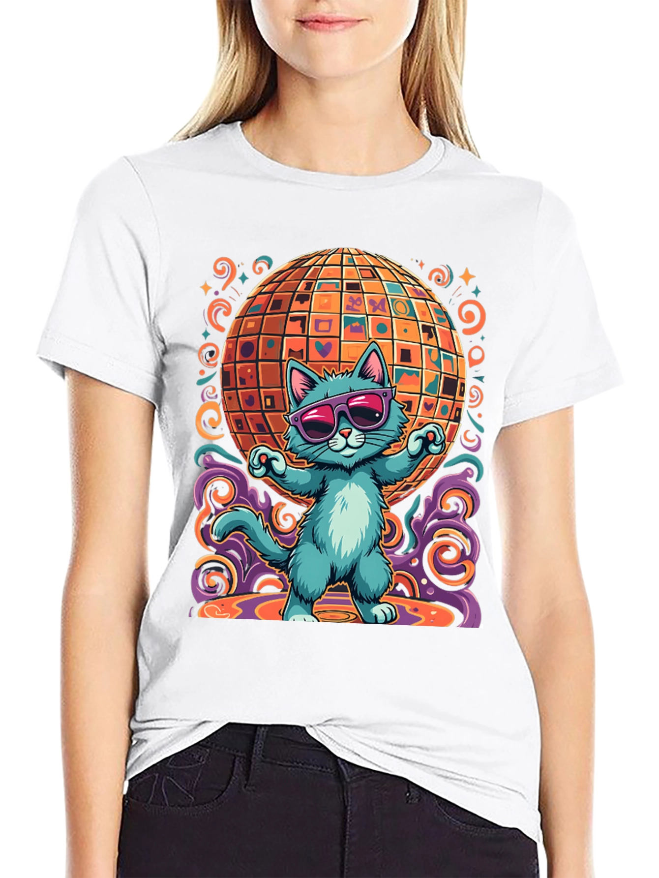 Groovy Cat Disco T-Shirt