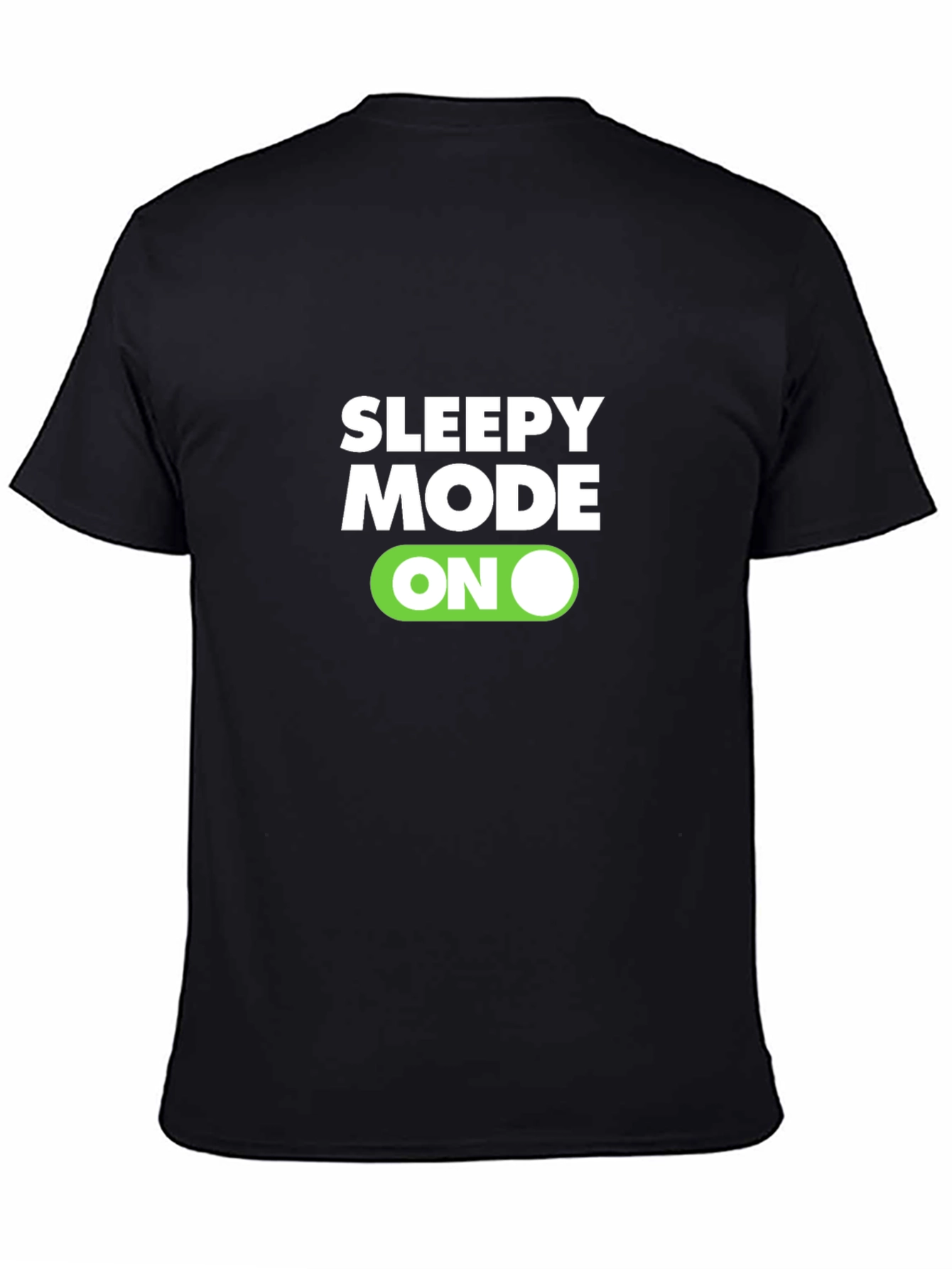 Sleepy Mode On Black Graphic Tee