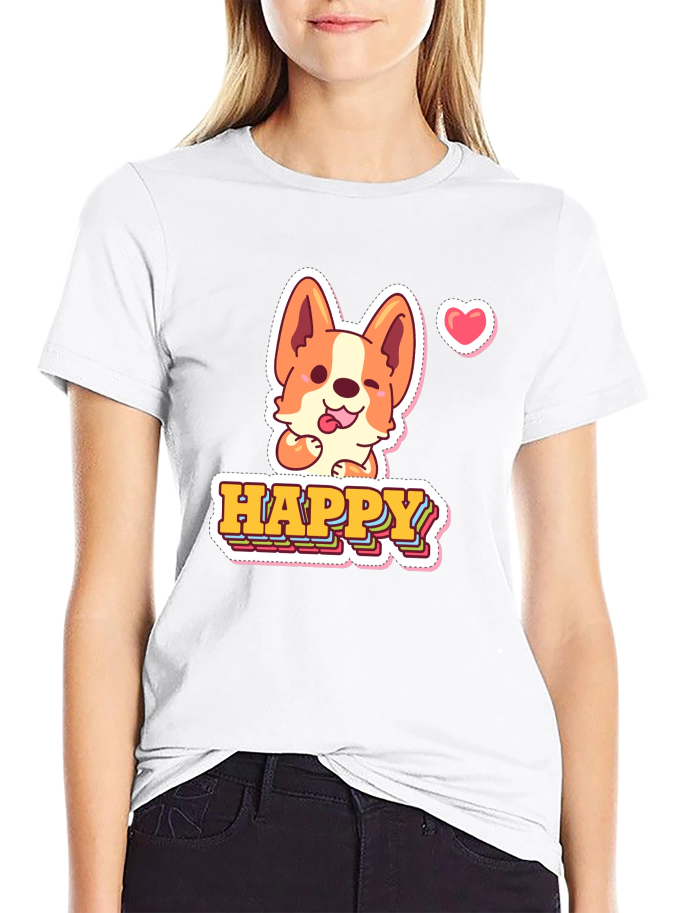 Happy Corgi T-Shirt