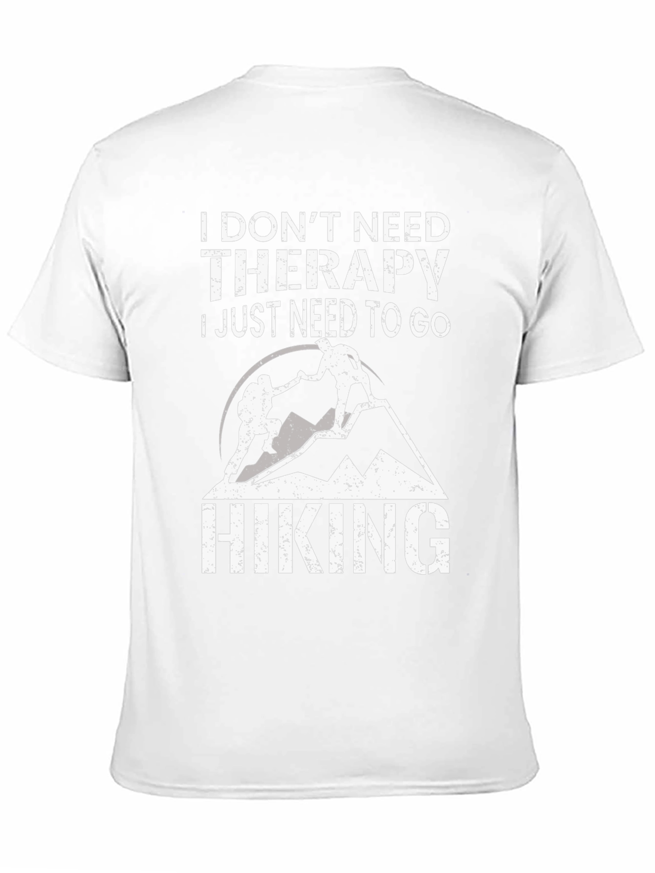 Hiking Therapy Graphic Tee - Black