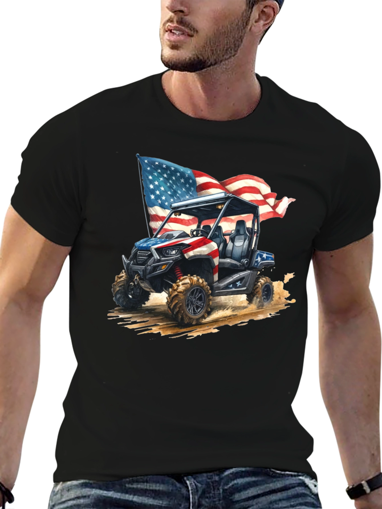 American Patriot ATV Graphic Tee