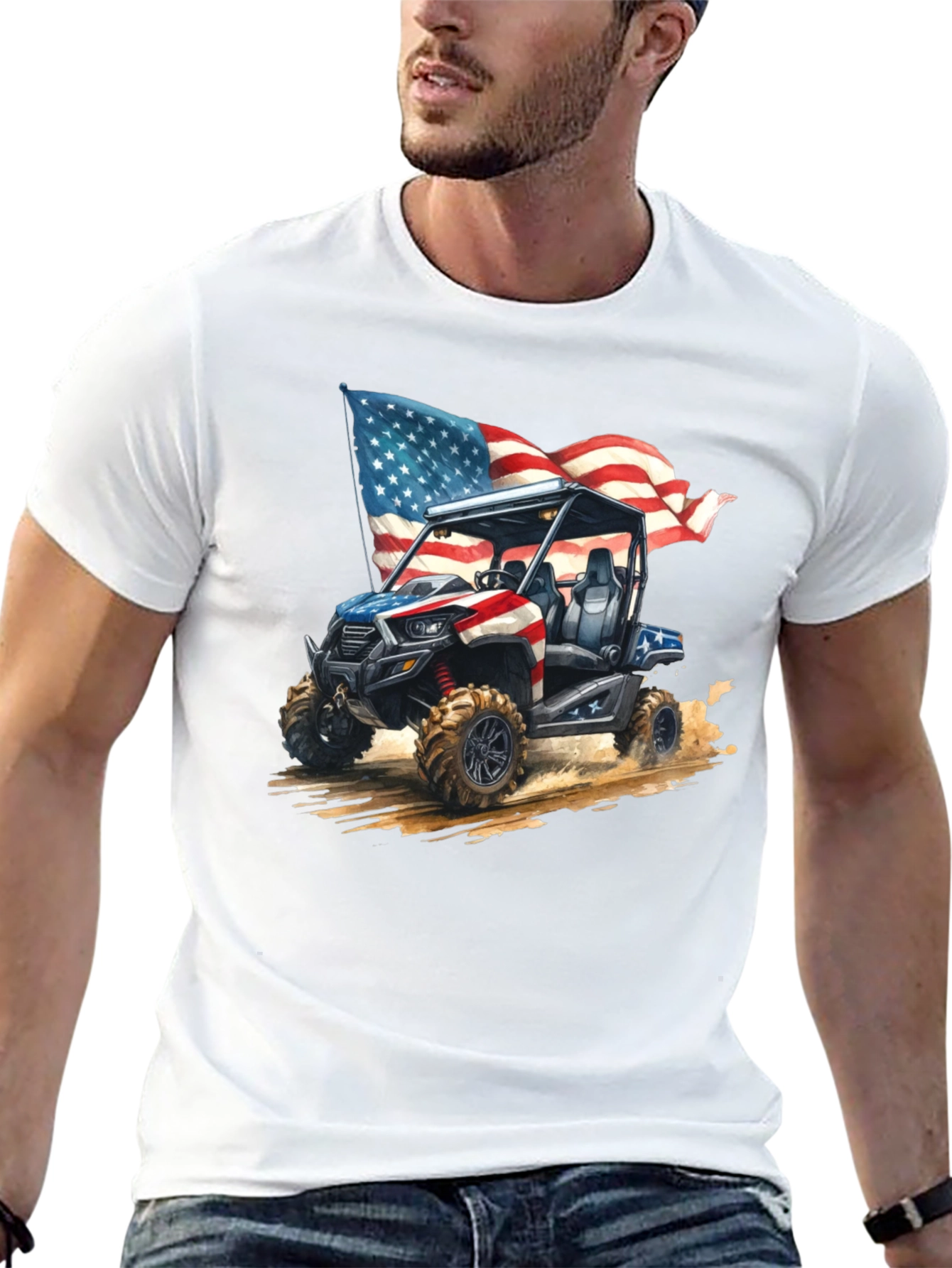 American Patriot ATV Graphic Tee