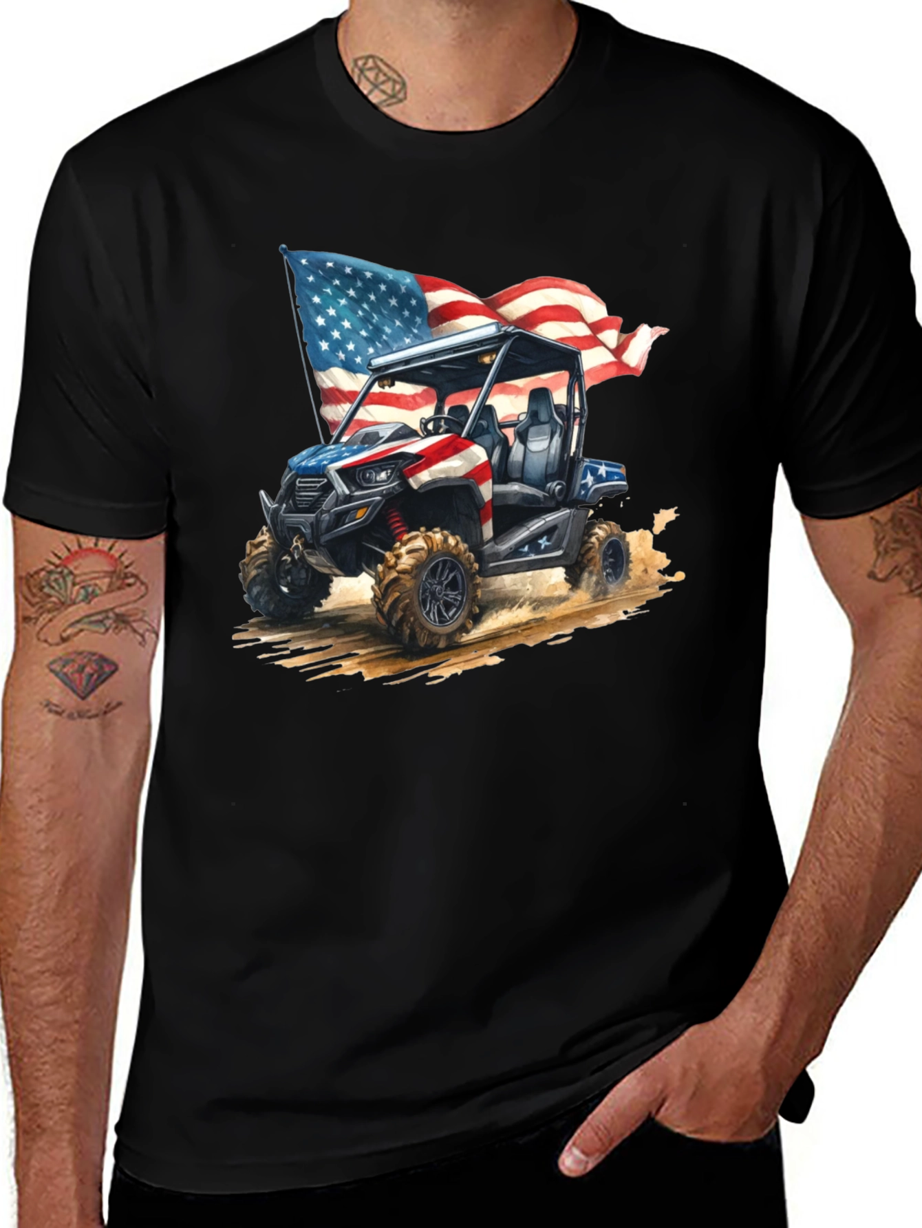 American Patriot ATV Graphic Tee