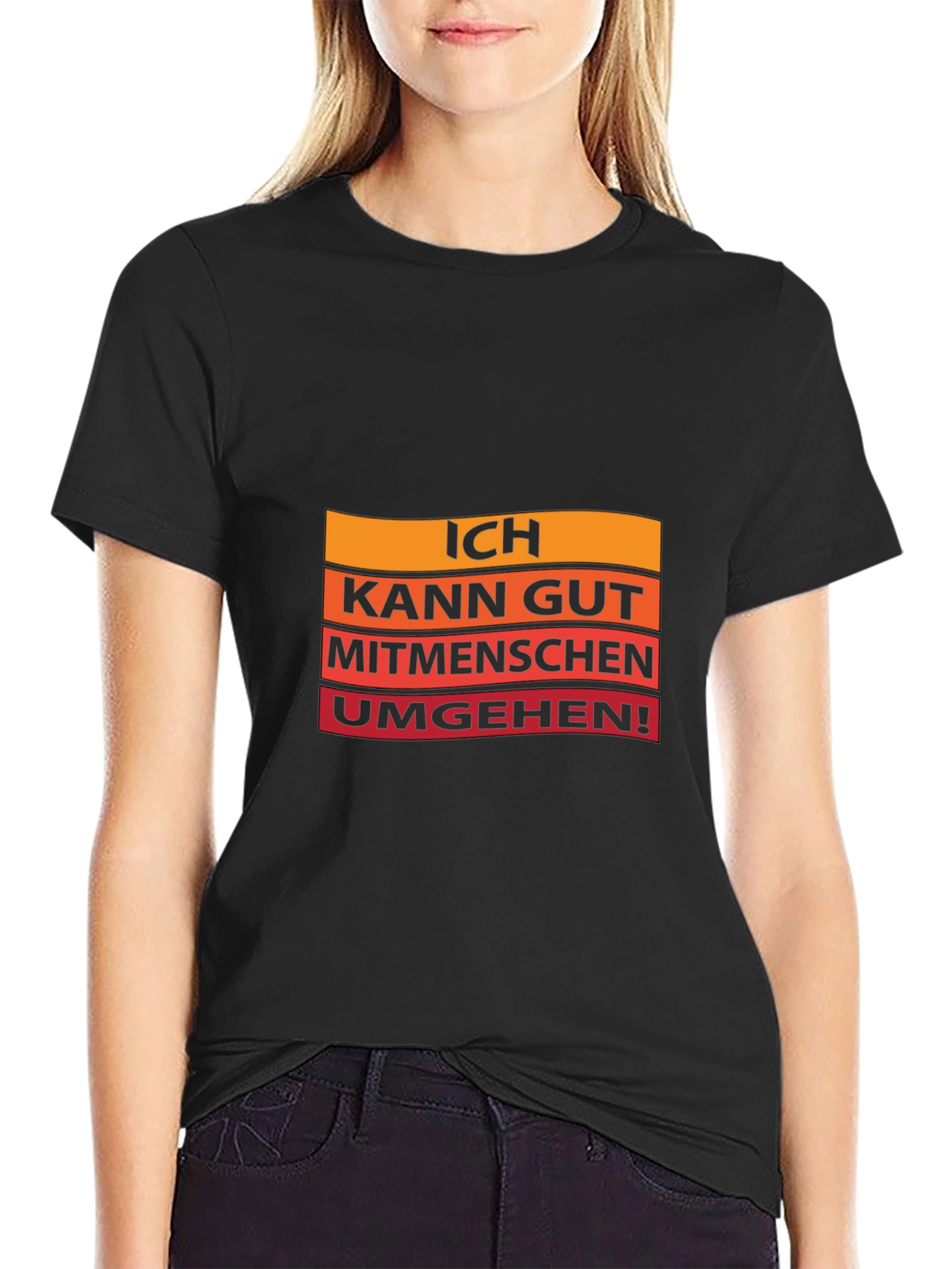 Ich Kann Gut T-Shirt - Black Crew Neck