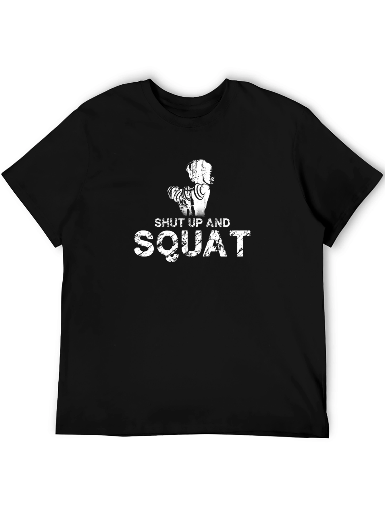 Shut Up And Squat Black Graphic Tee