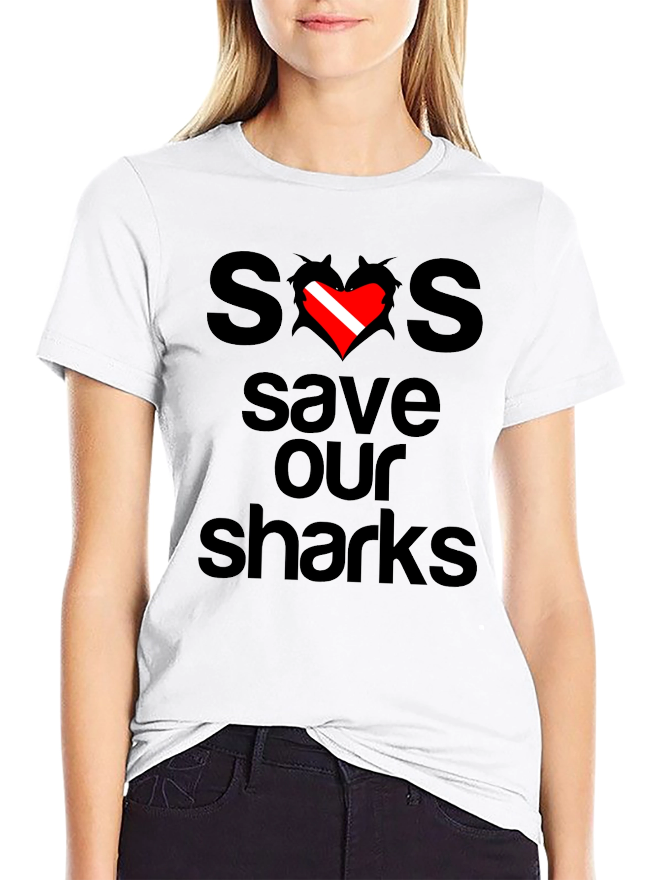 Save Our Sharks Graphic T-Shirt