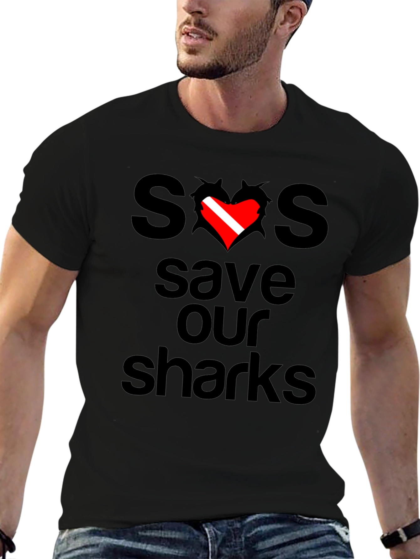 Save Our Sharks Graphic T-Shirt