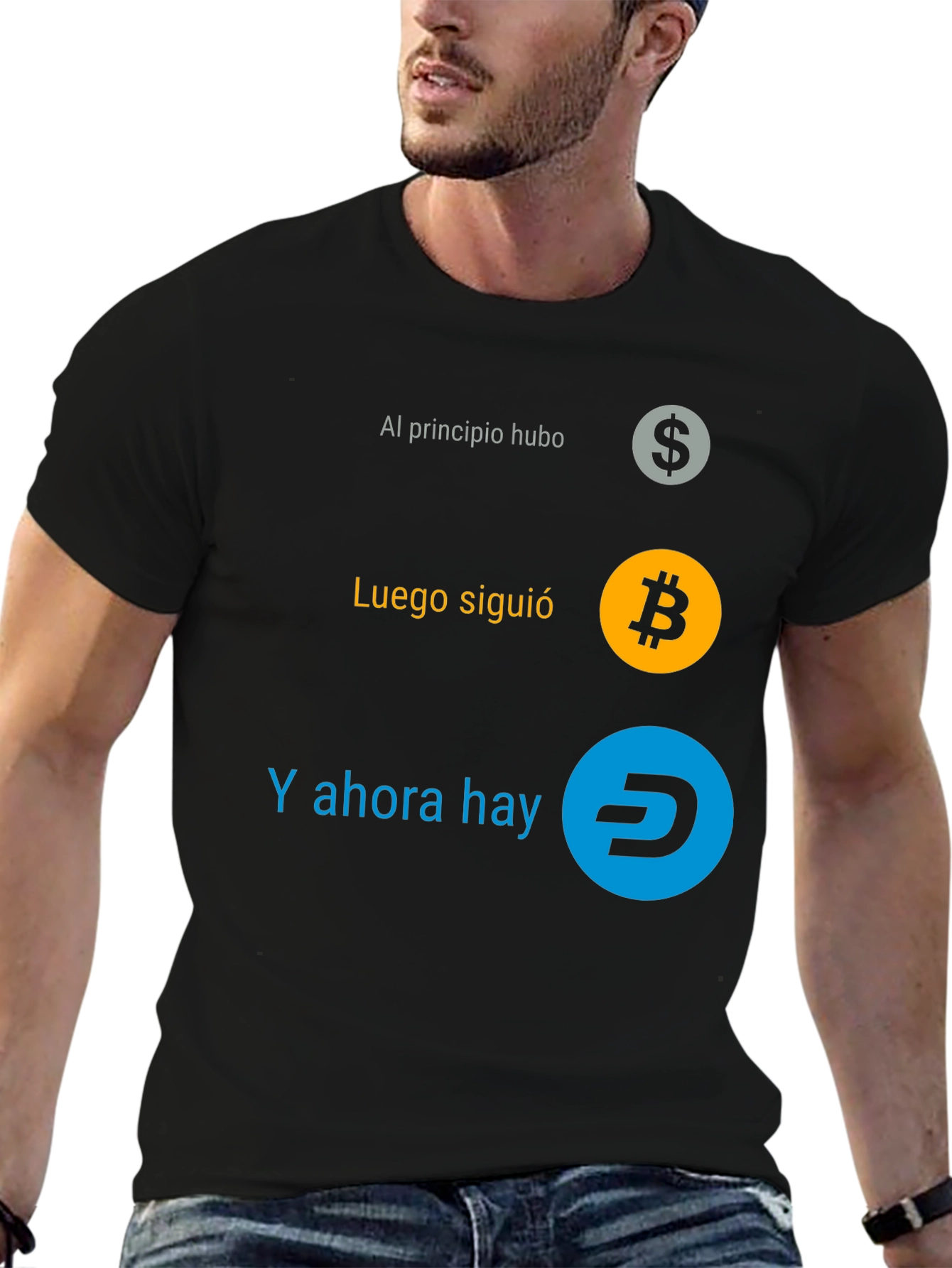 Cryptocurrency Evolution T-Shirt - Bitcoin Dash Dollar