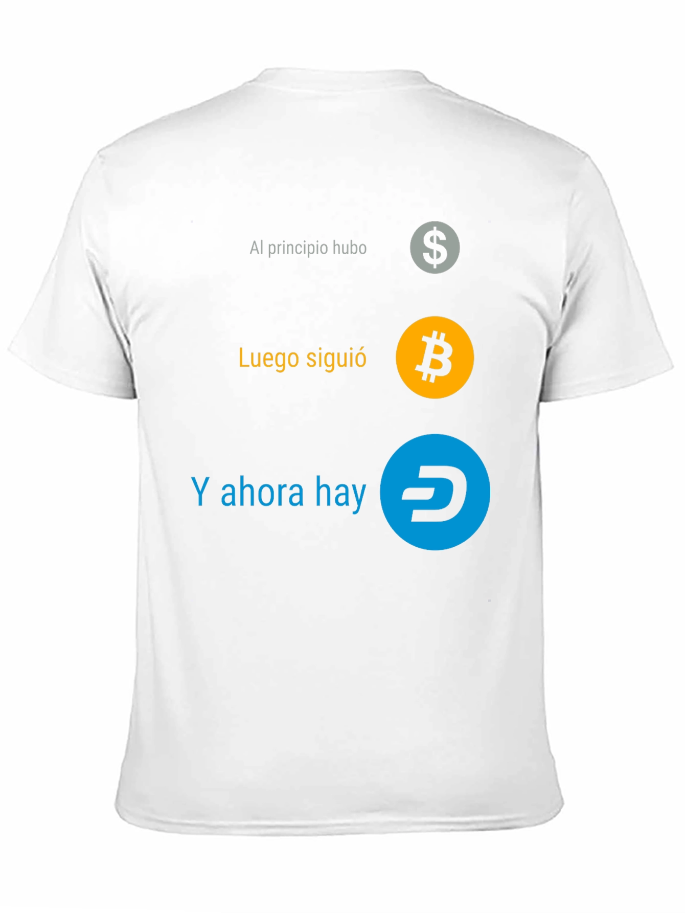 Cryptocurrency Evolution T-Shirt - Bitcoin Dash Dollar