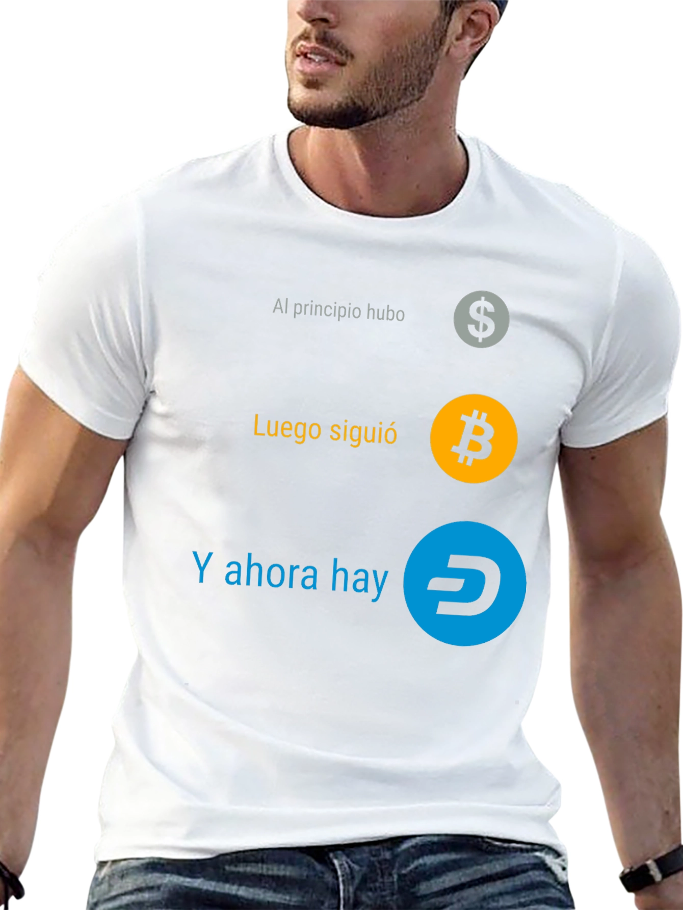 Cryptocurrency Evolution T-Shirt - Bitcoin Dash Dollar