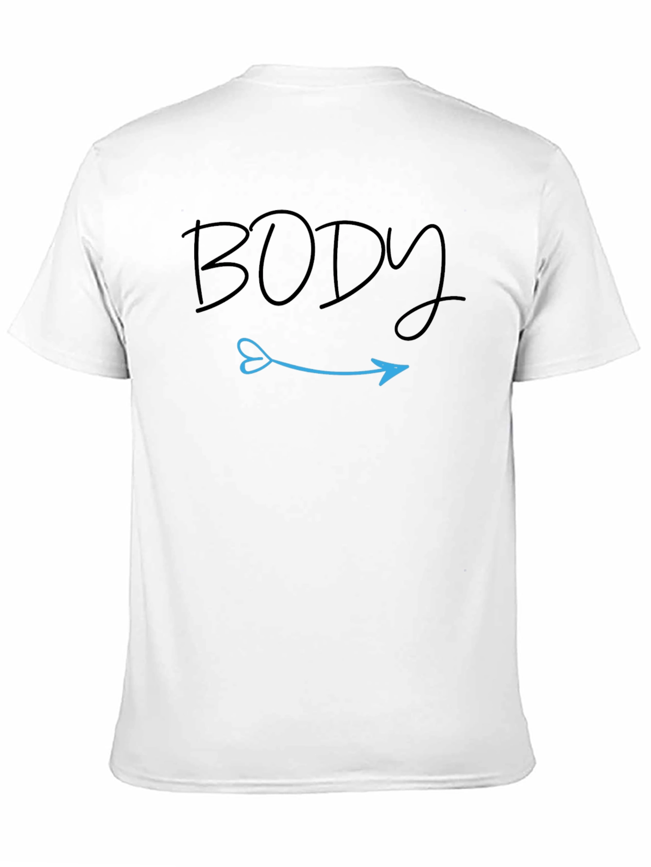 Body Arrow Tee - Unisex Softstyle Cotton Graphic T-Shirt