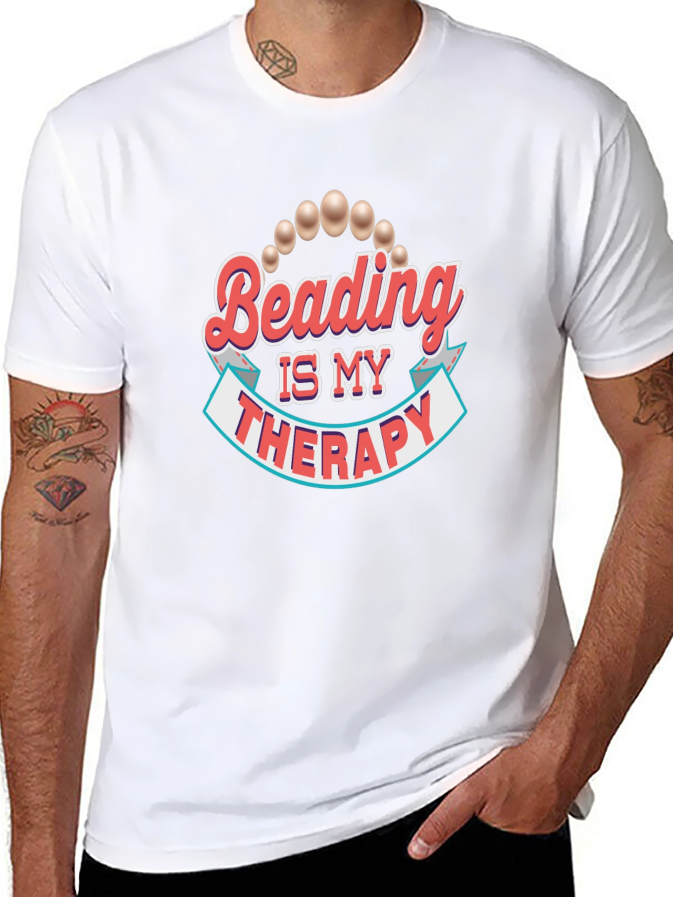 Beading Is My Therapy T-Shirt