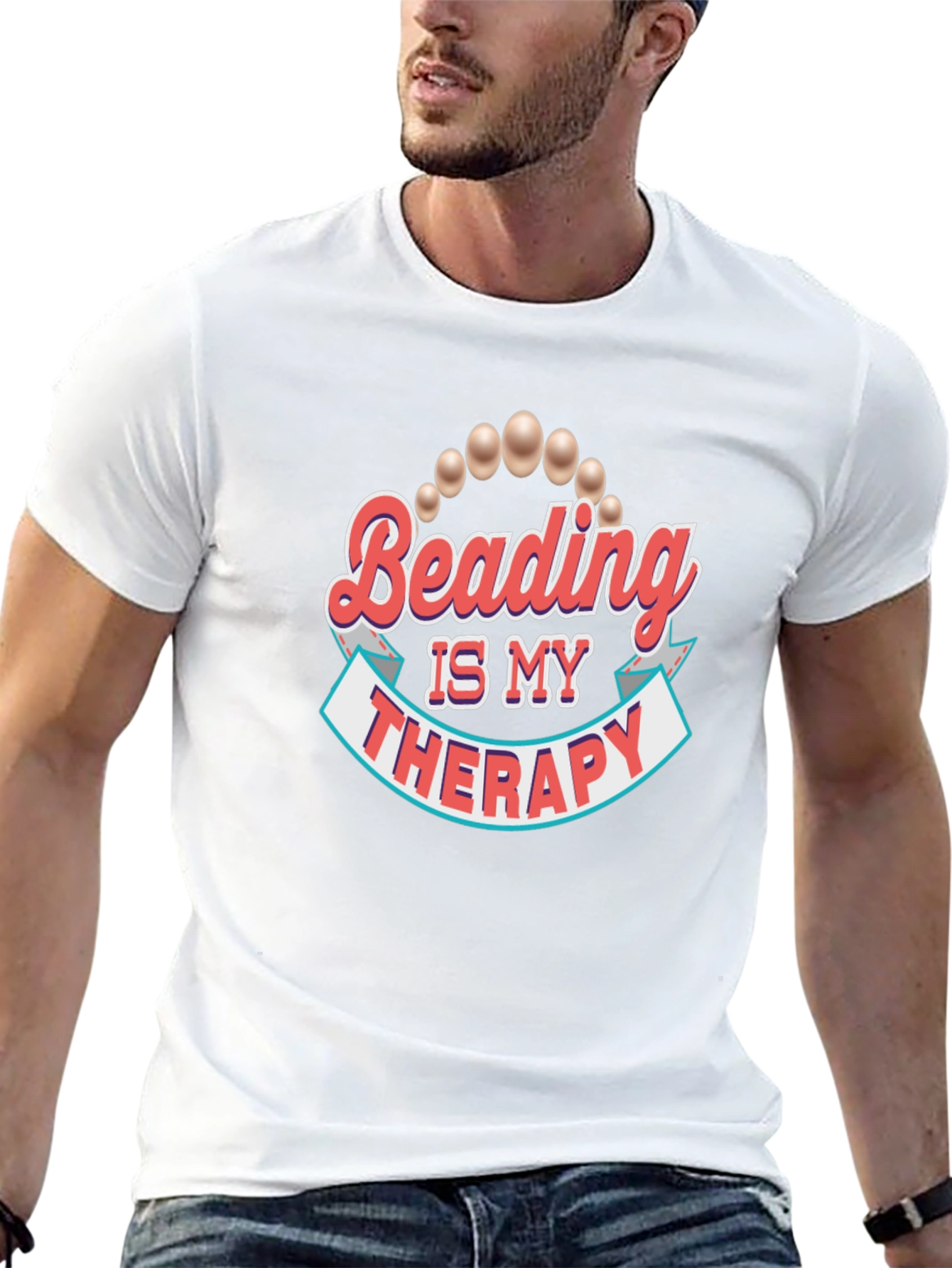 Beading Is My Therapy T-Shirt