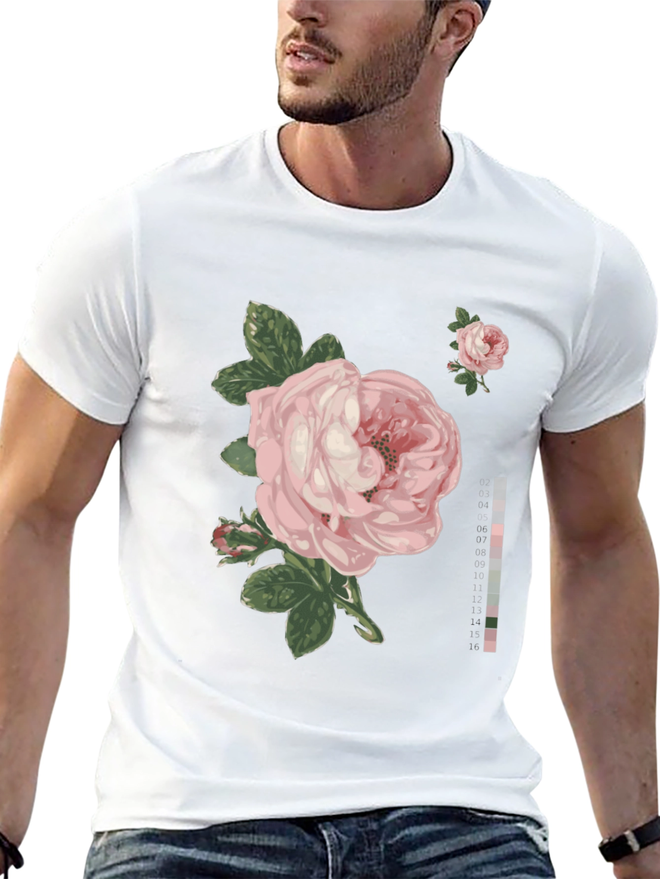 Elegant Rose Graphic T-Shirt