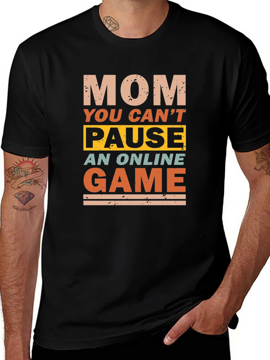 Gamer Mom Graphic Tee - Pause the Game!