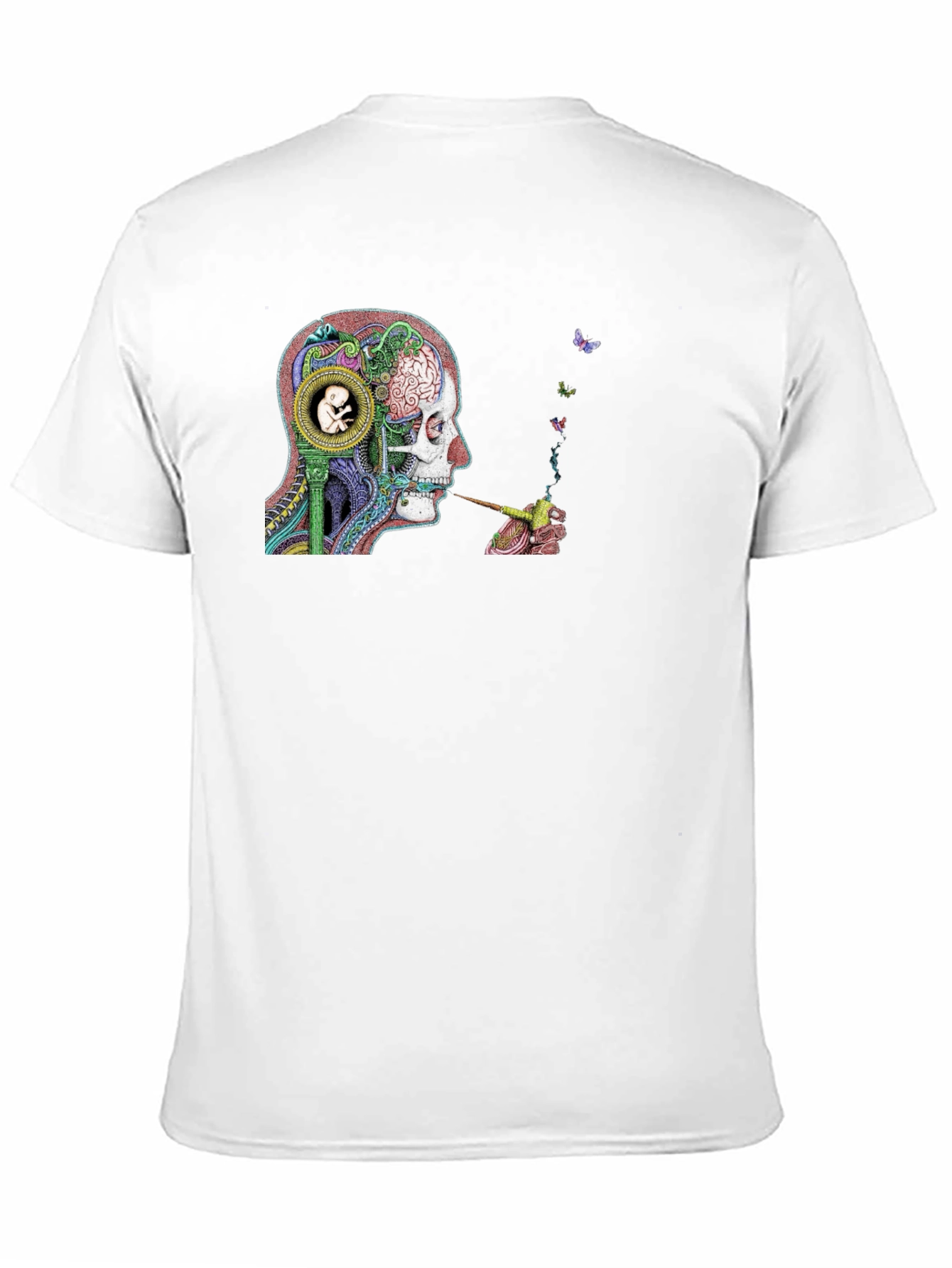 Psychedelic Brain Graphic T-Shirt