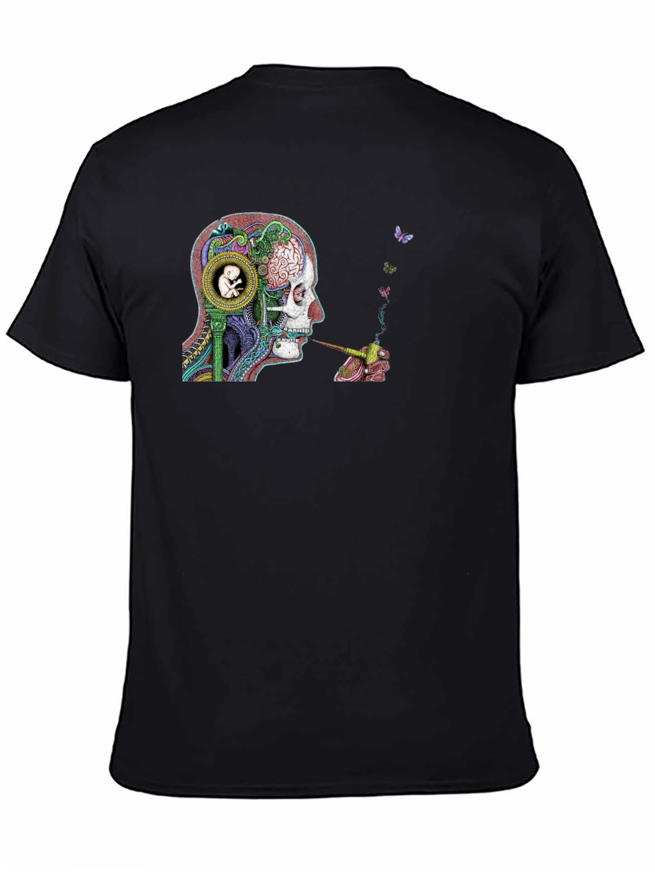 Psychedelic Brain Graphic T-Shirt