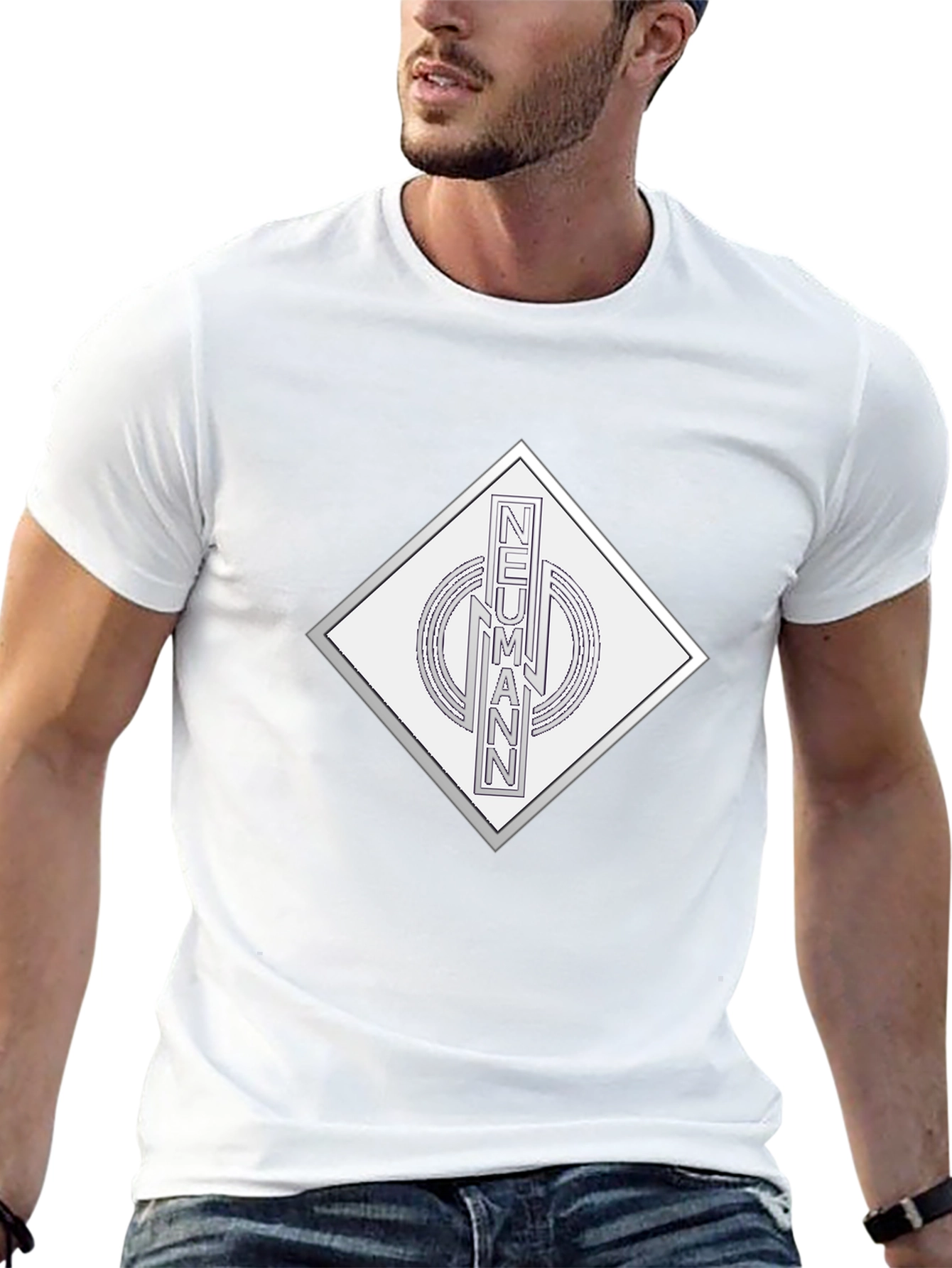 Neumann Black Graphic Tee - Classic Style