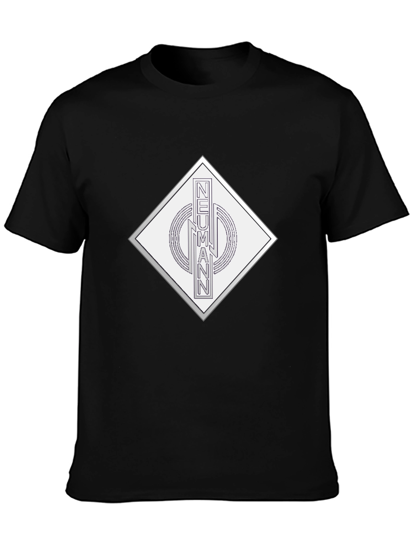 Neumann Black Graphic Tee - Classic Style