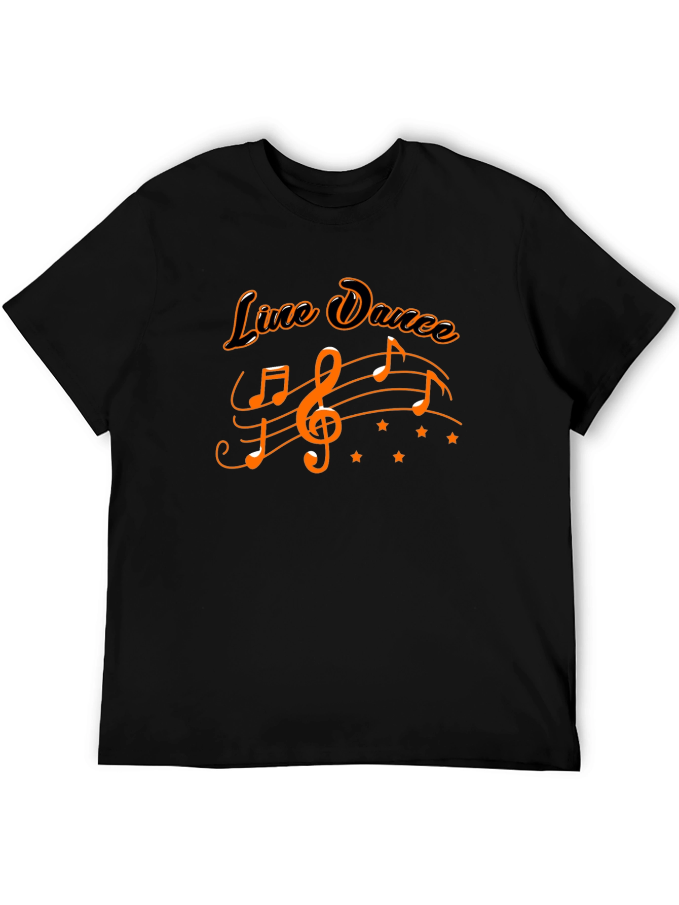 Line Dance Music Graphic Tee