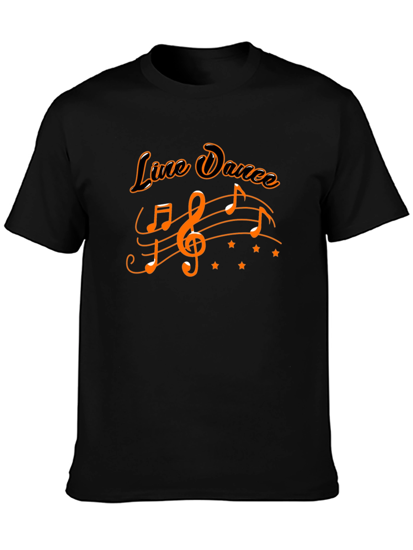 Line Dance Music Graphic Tee